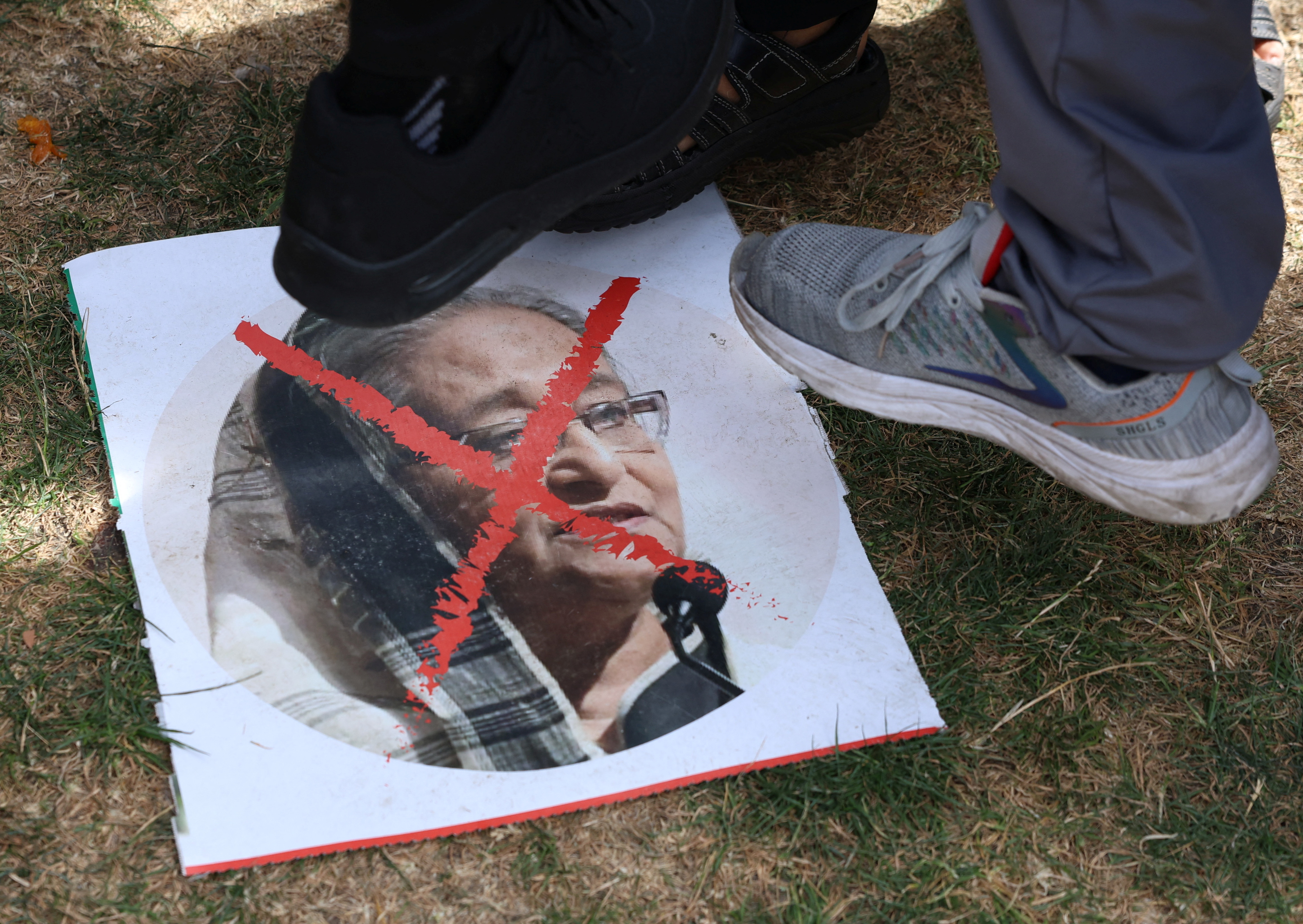 People in London react to the resignation of Bangladeshi Prime Minister Sheikh Hasina