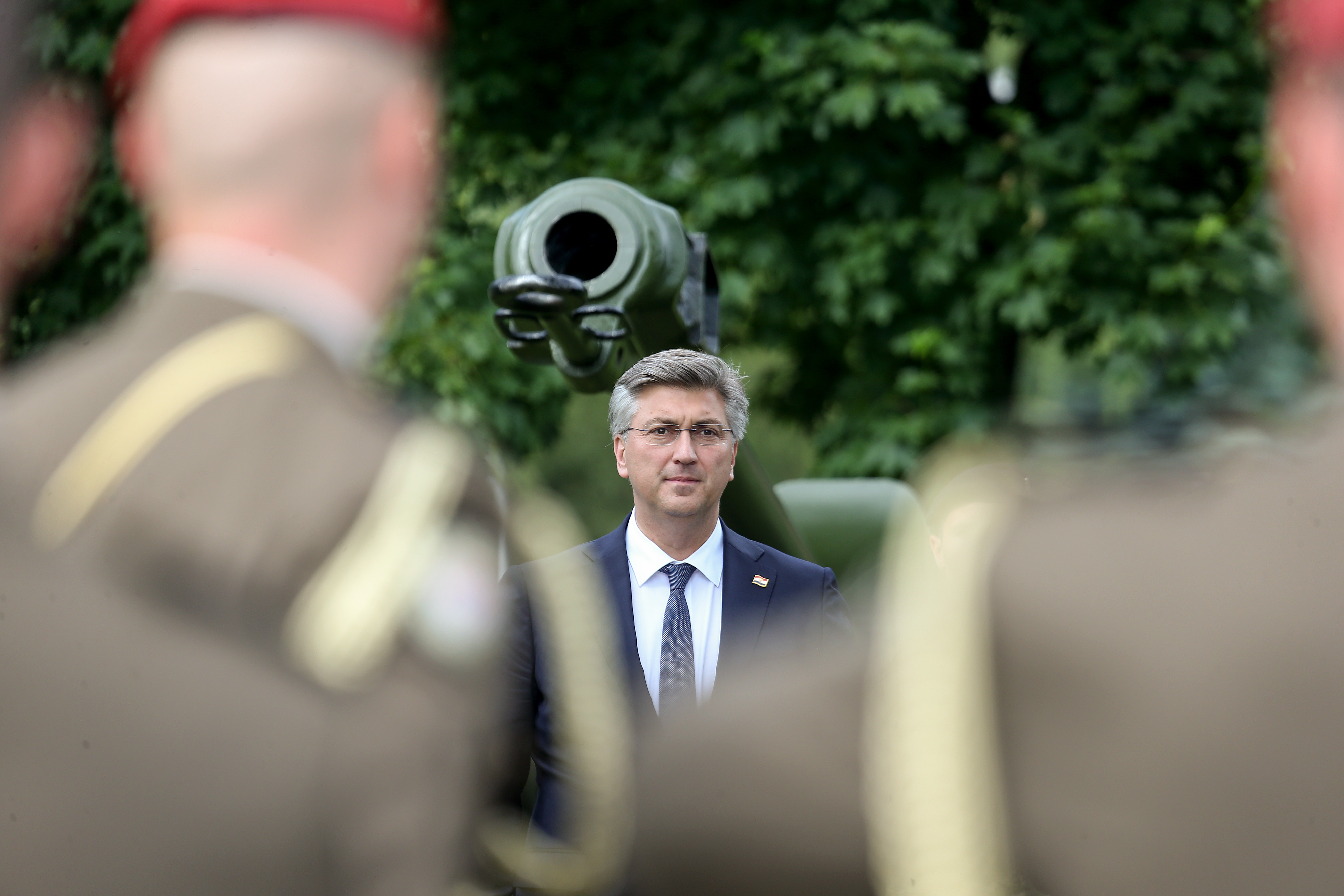 Zagreb: Andrej Plenković posjetio Jarun gdje se obilježava Dan oružanih snaga