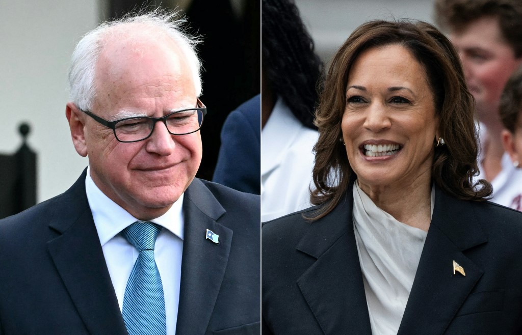 kamala harris, tim walz