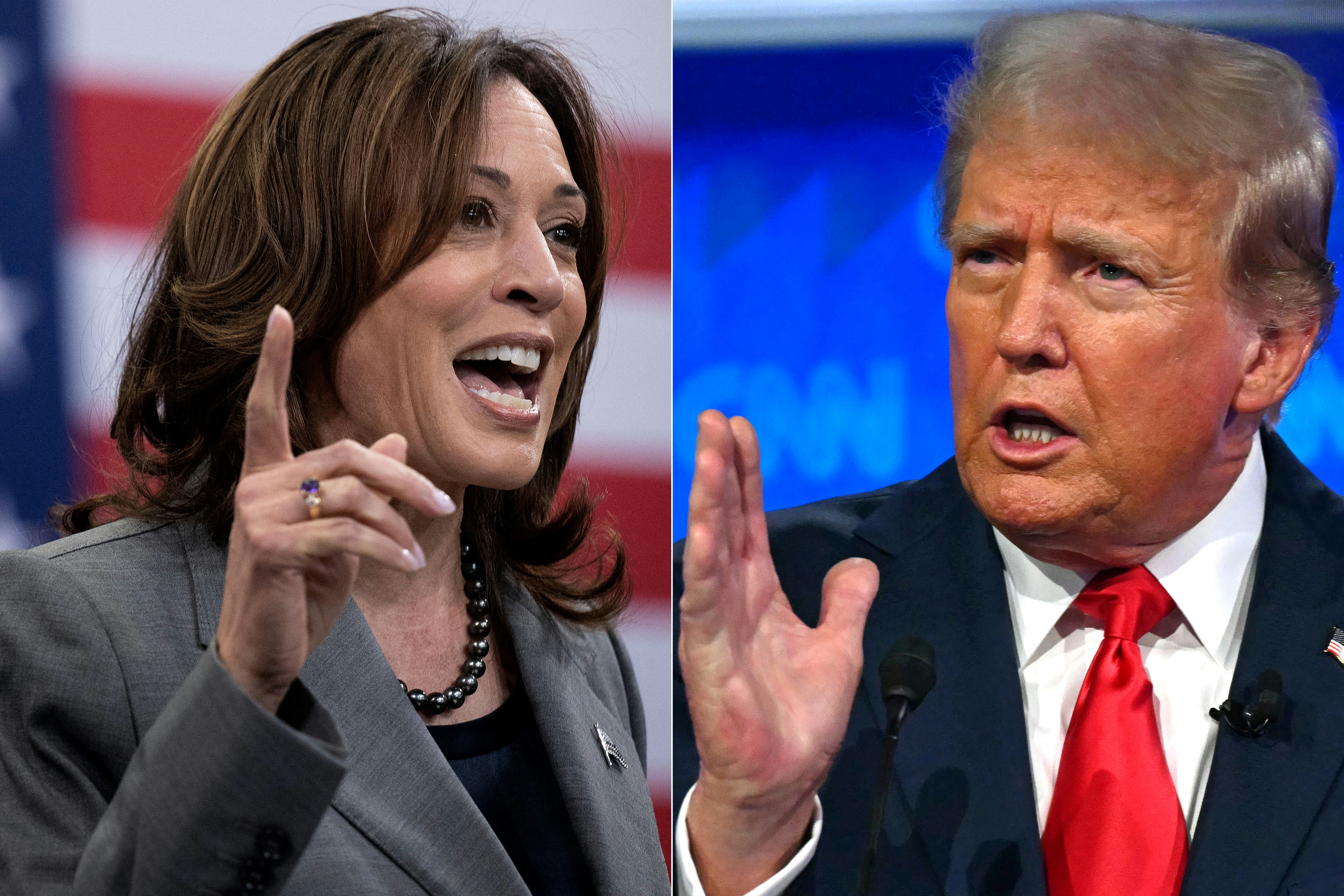 Afp, COMBO-US-VOTE-DEBATE-HARRIS-TRUMP