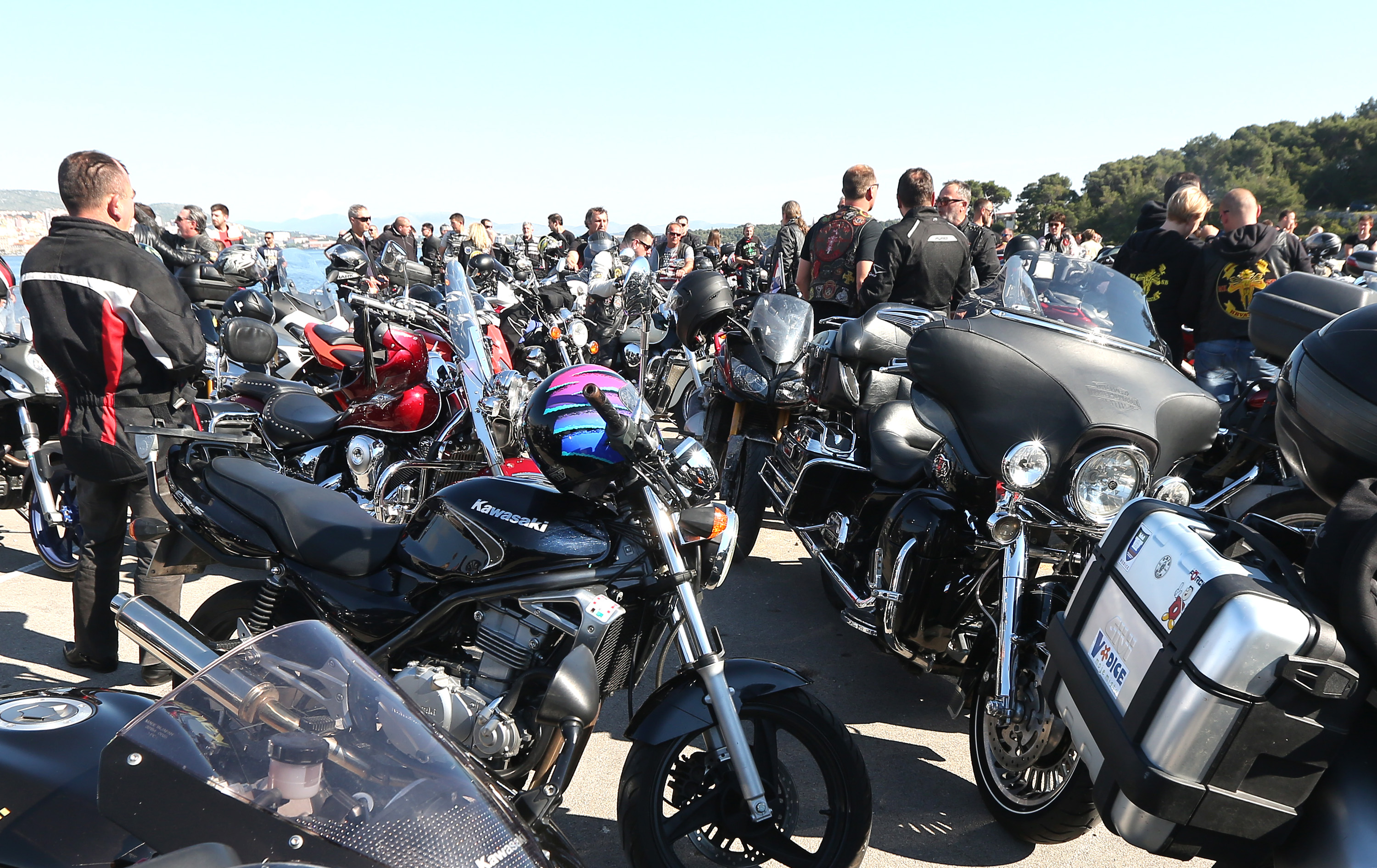 ibenik: Okupljanje motorista povodom 10. godinjice Moto kluba Galeb