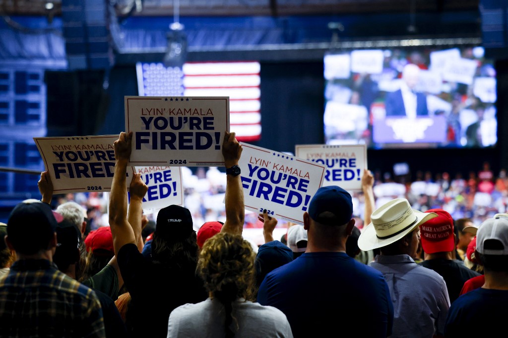 Republican Presidential Nominee Donald Trump Holds Rally In Bozeman, Montana