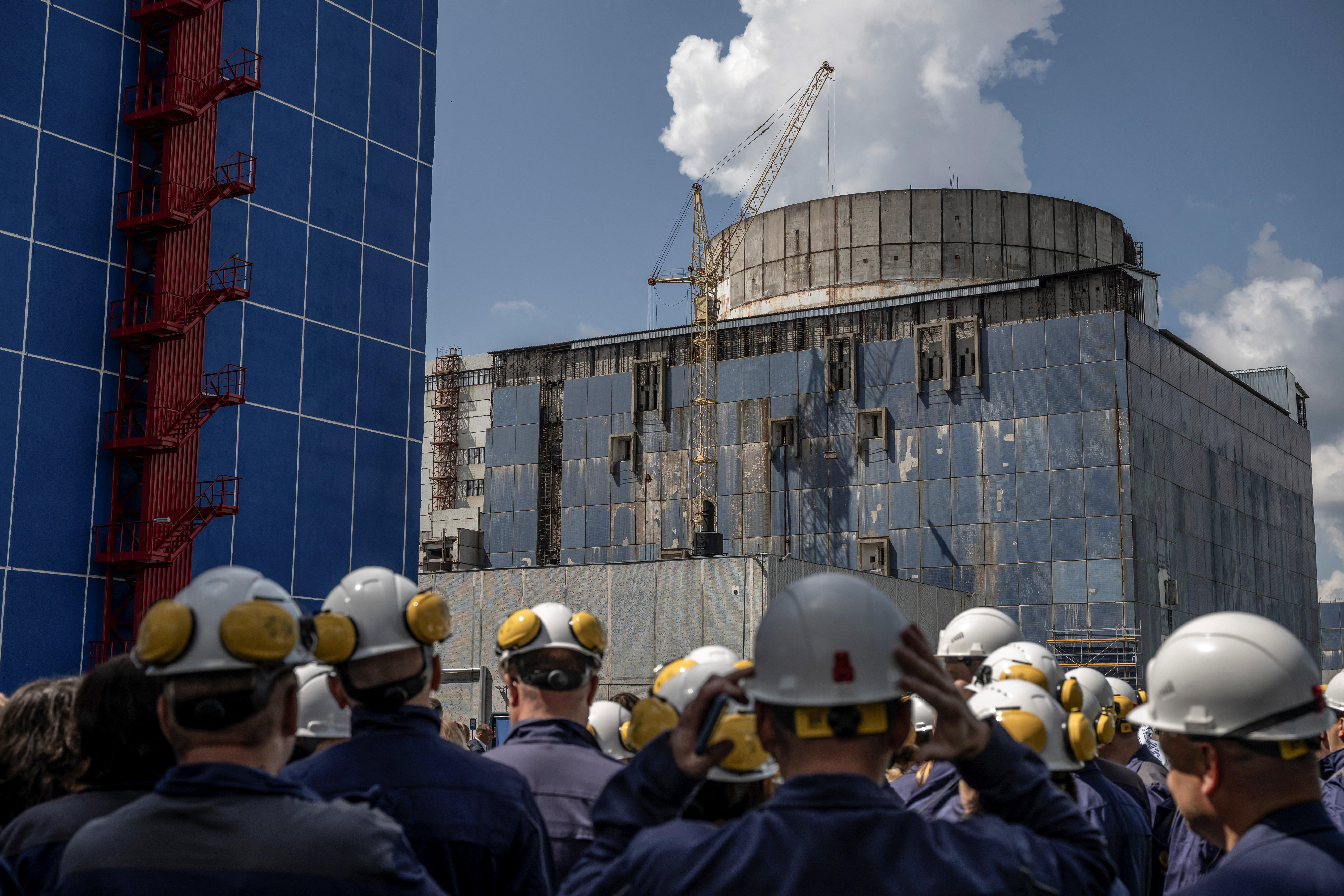 Khmelnytskyi Nuclear Power Plant near the town of Netishyn
