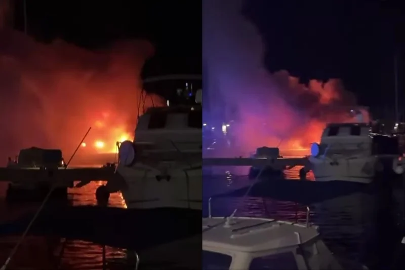 vatrogasci požar biogradmarina