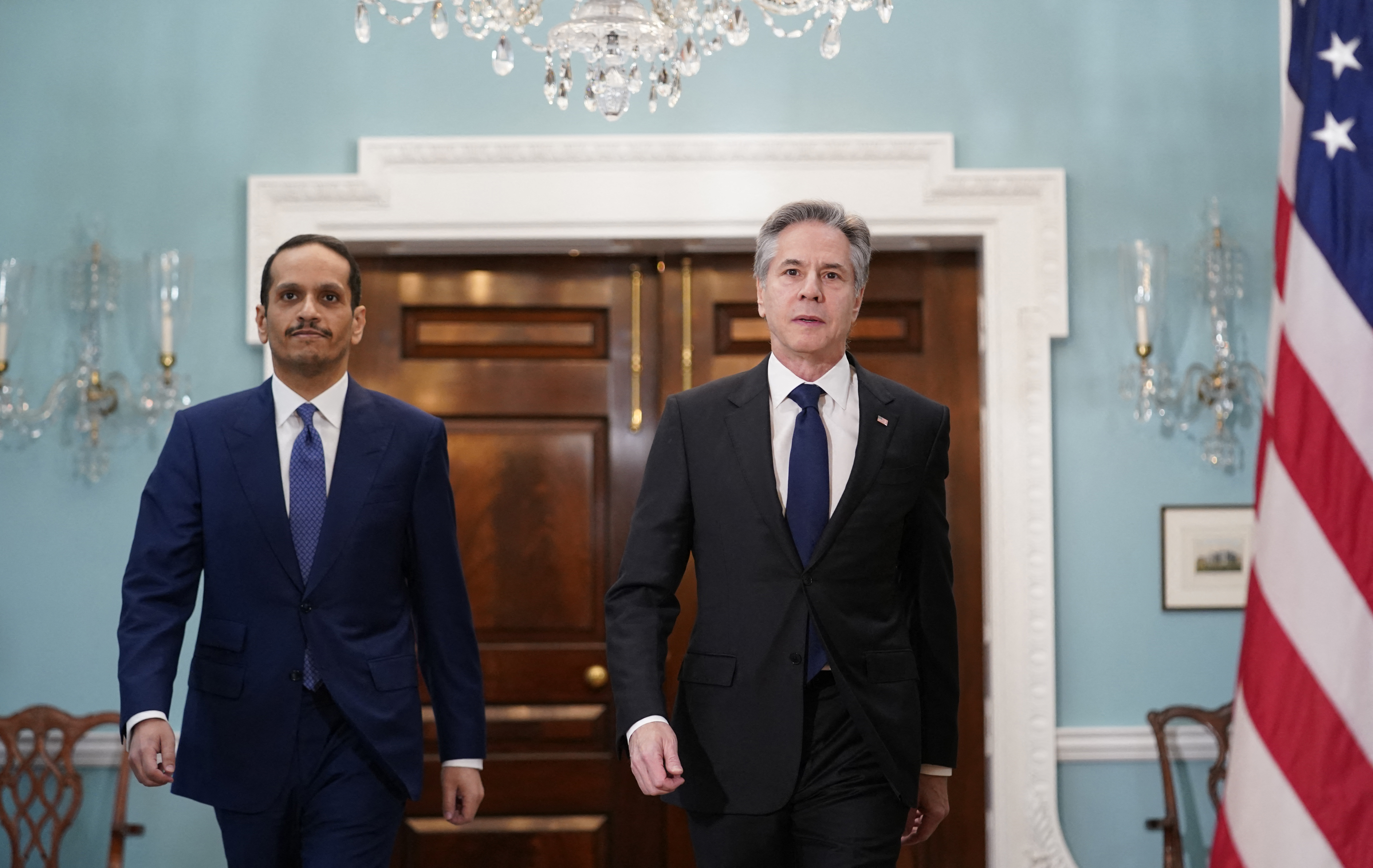 US-QATAR-DIPLOMACY-BLINKEN-AL-THANI
