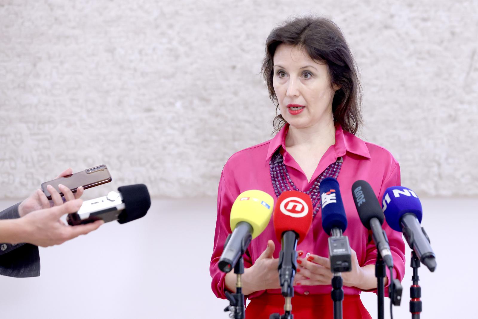 Zagreb: Dalija Orešković o aktualnim temama