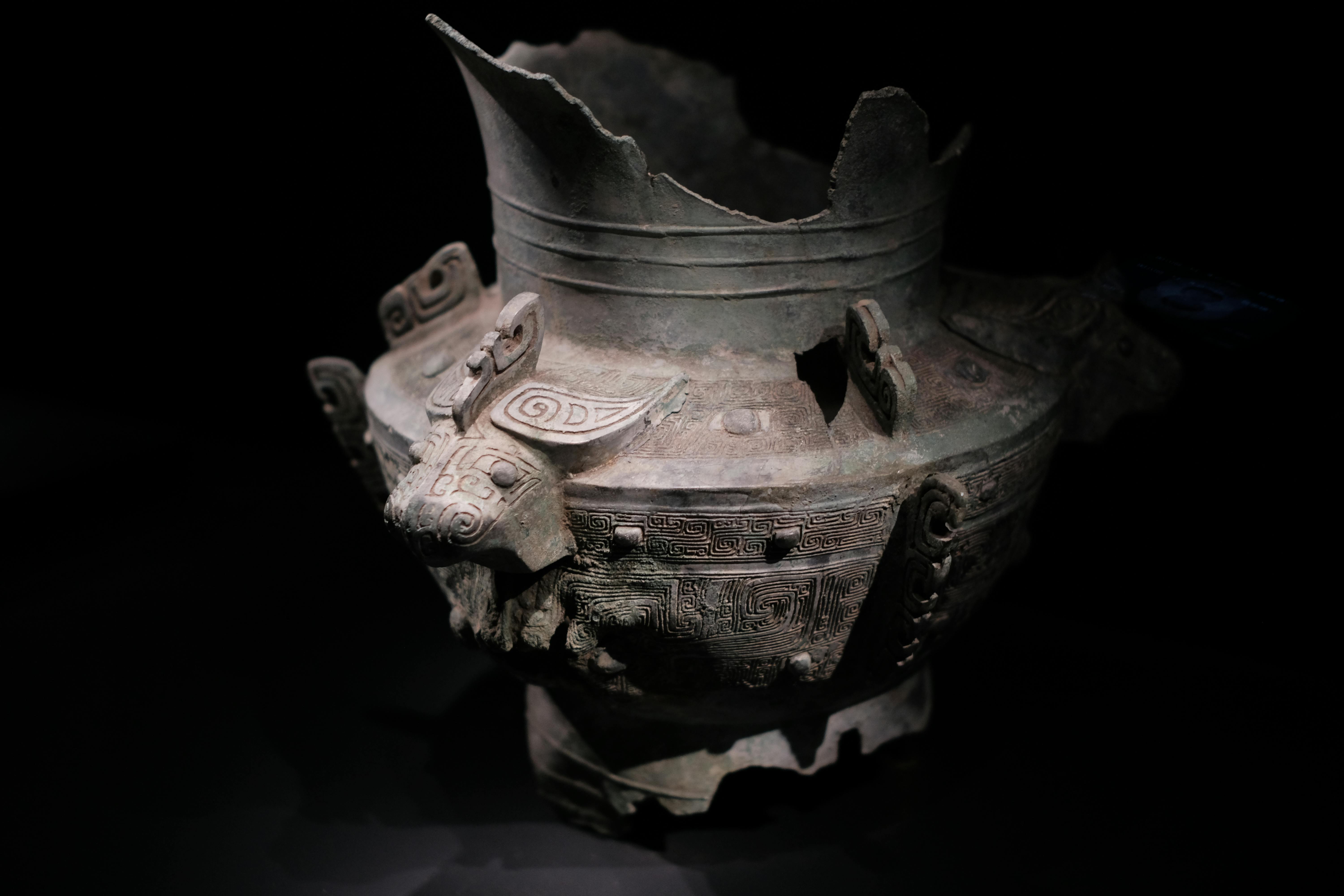 vaza, vrč, drevna posuda, drevni vrč, artefakt, muzej