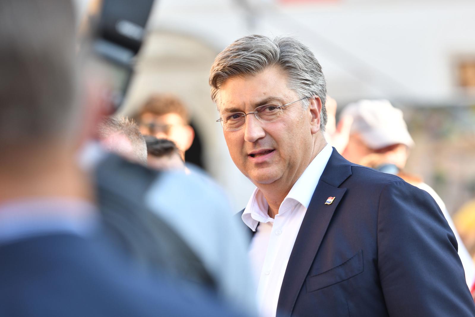 Varaždin: Premijer Plenković posjetio Špancirfest