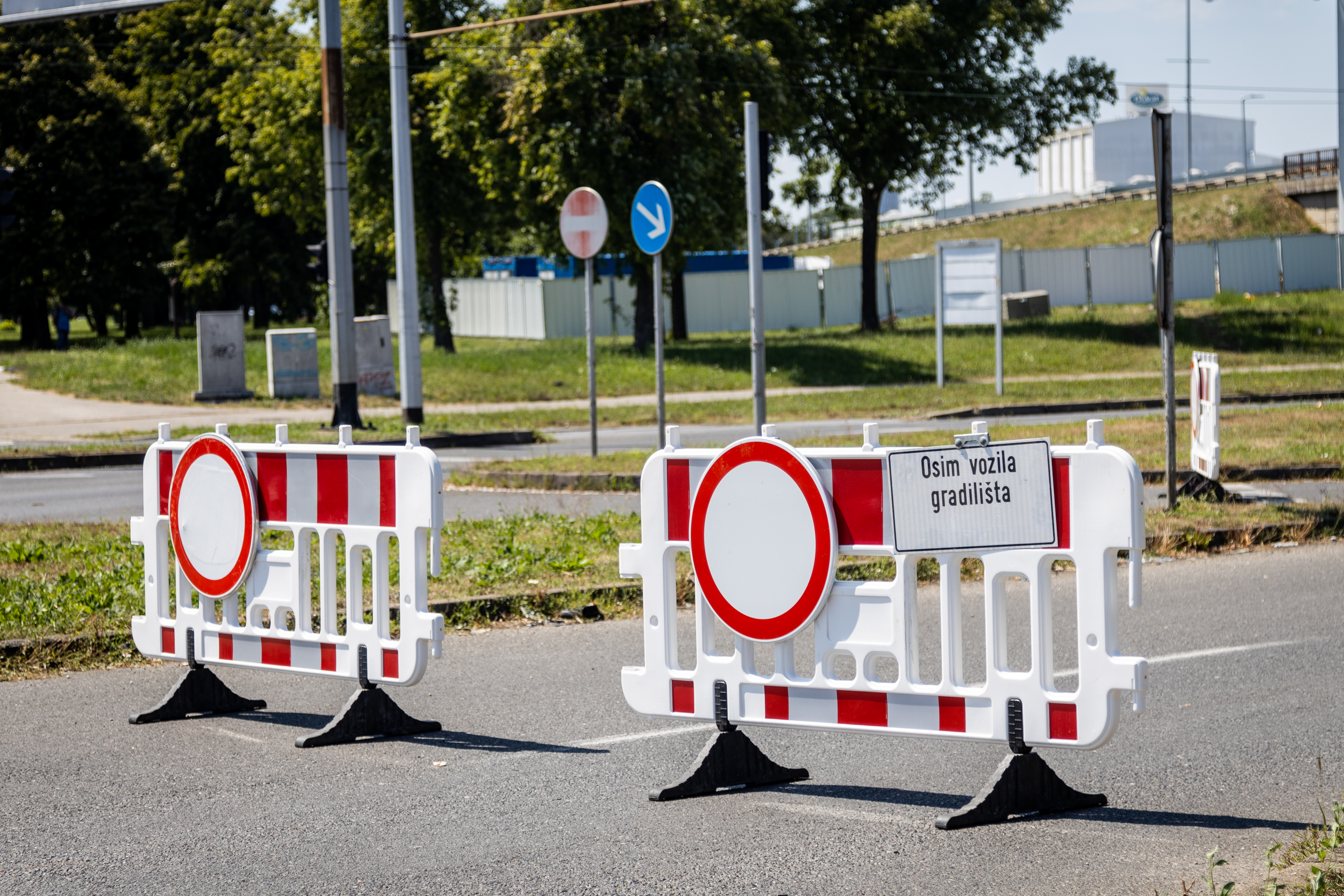Zagreb: Radovi na rekonstrukciji nadvožnjaka na raskrižju Ulice grada Gospića i Slavonske avenije