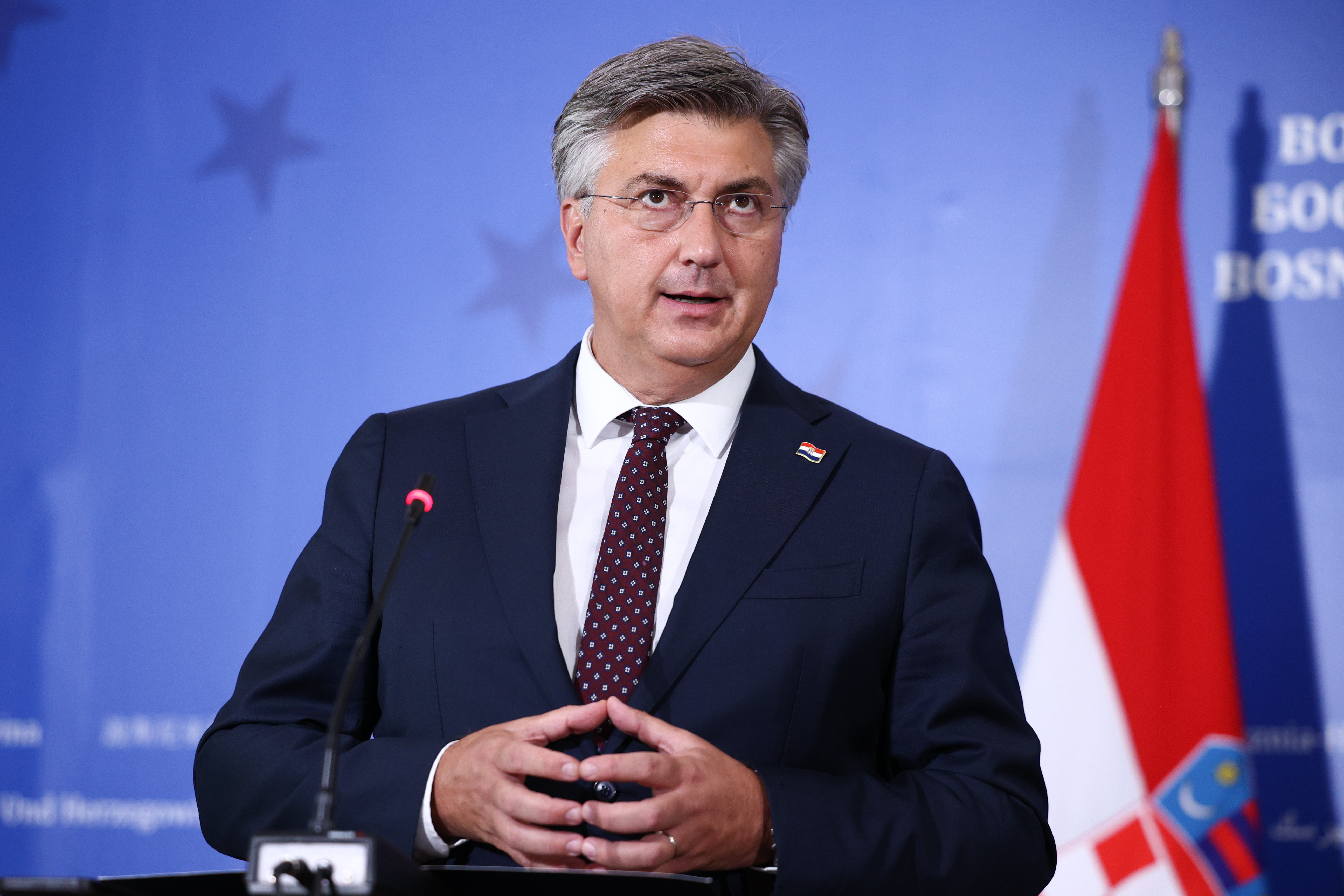 Sarajevo: Konferencija za medije nakon sastanka Borjane Krišto i Andreja Plenkovića