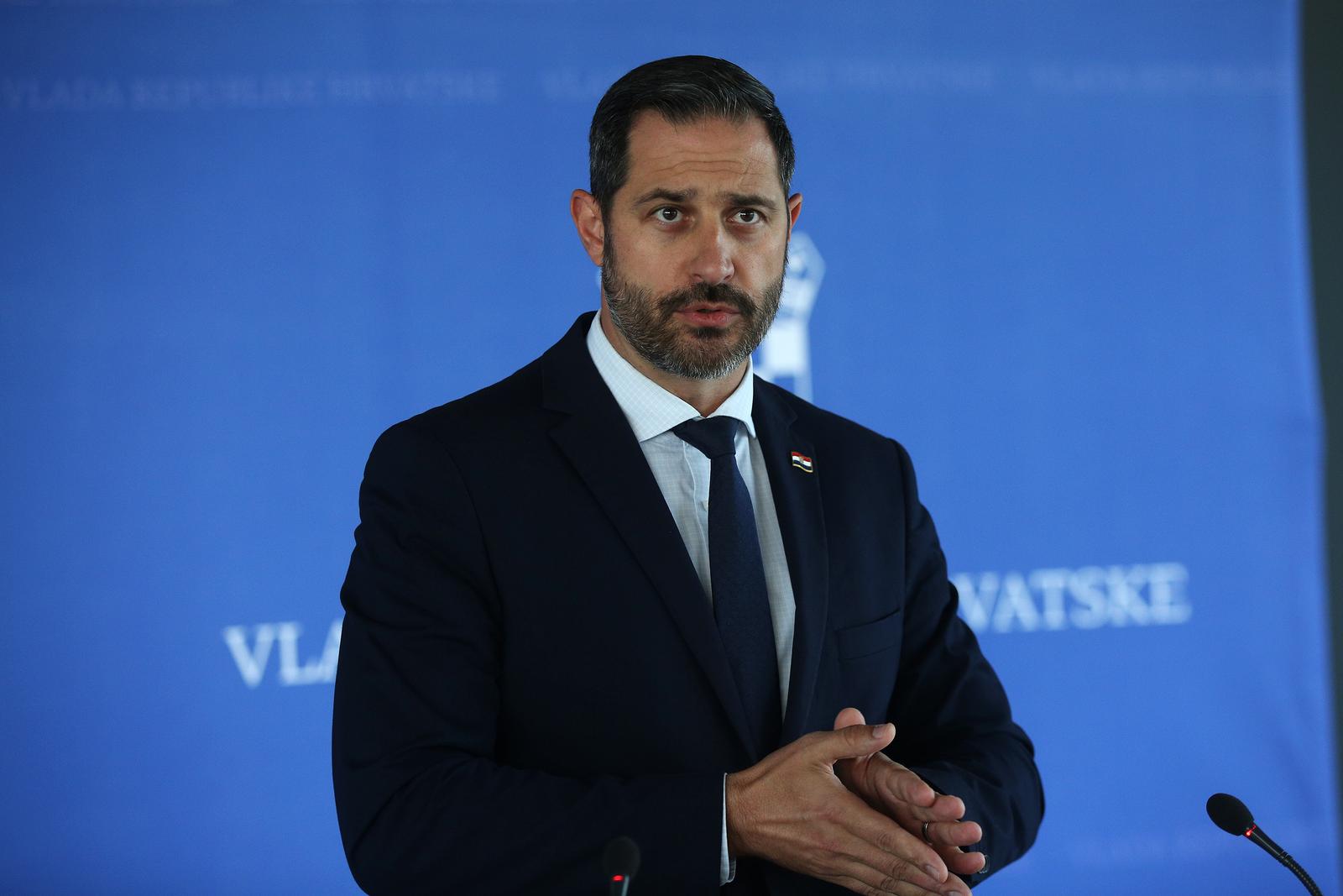 Zagreb: Tonči Glavina obratio se medijima nakon sjednice Vlade