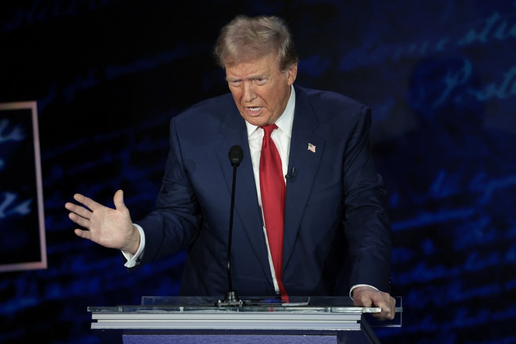ABC News Hosts Presidential Debate Between Donald Trump And VP Kamala Harris At The National Constitution Center In Philadelphia