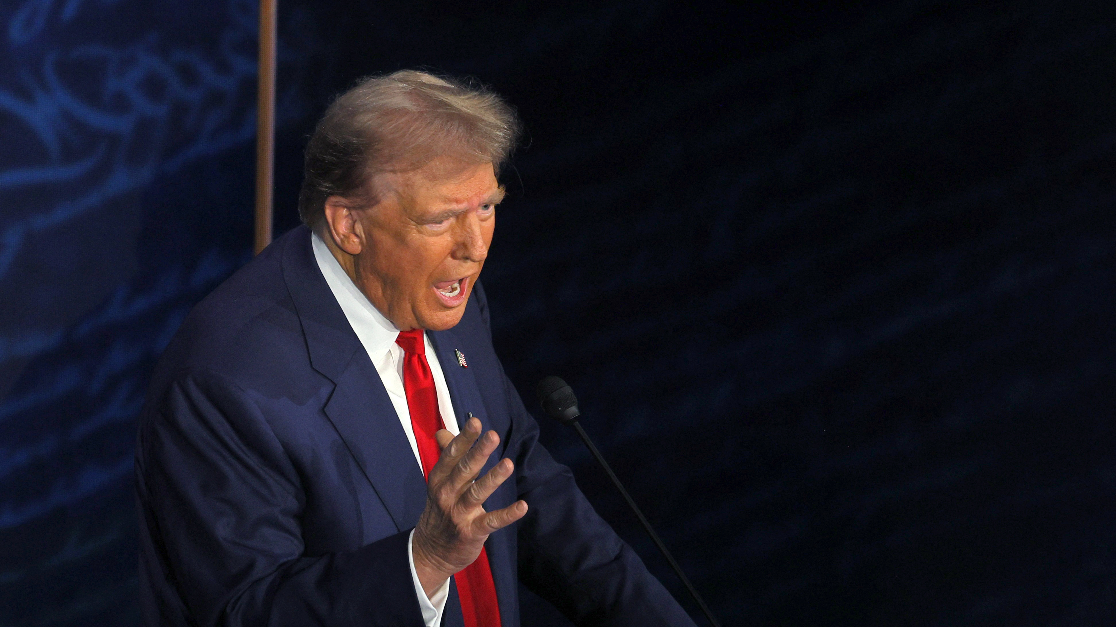 Harris-Trump presidential debate hosted by ABC in Philadelphia, Pennsylvania