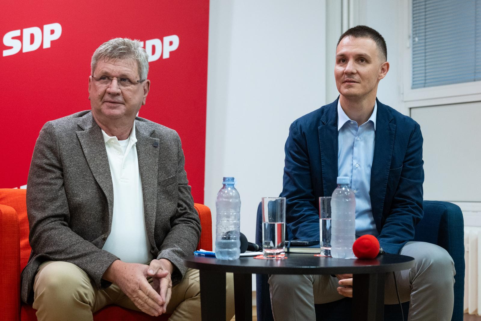 Zagreb: Sučeljavanje kandidata za predsjednika SDP-a