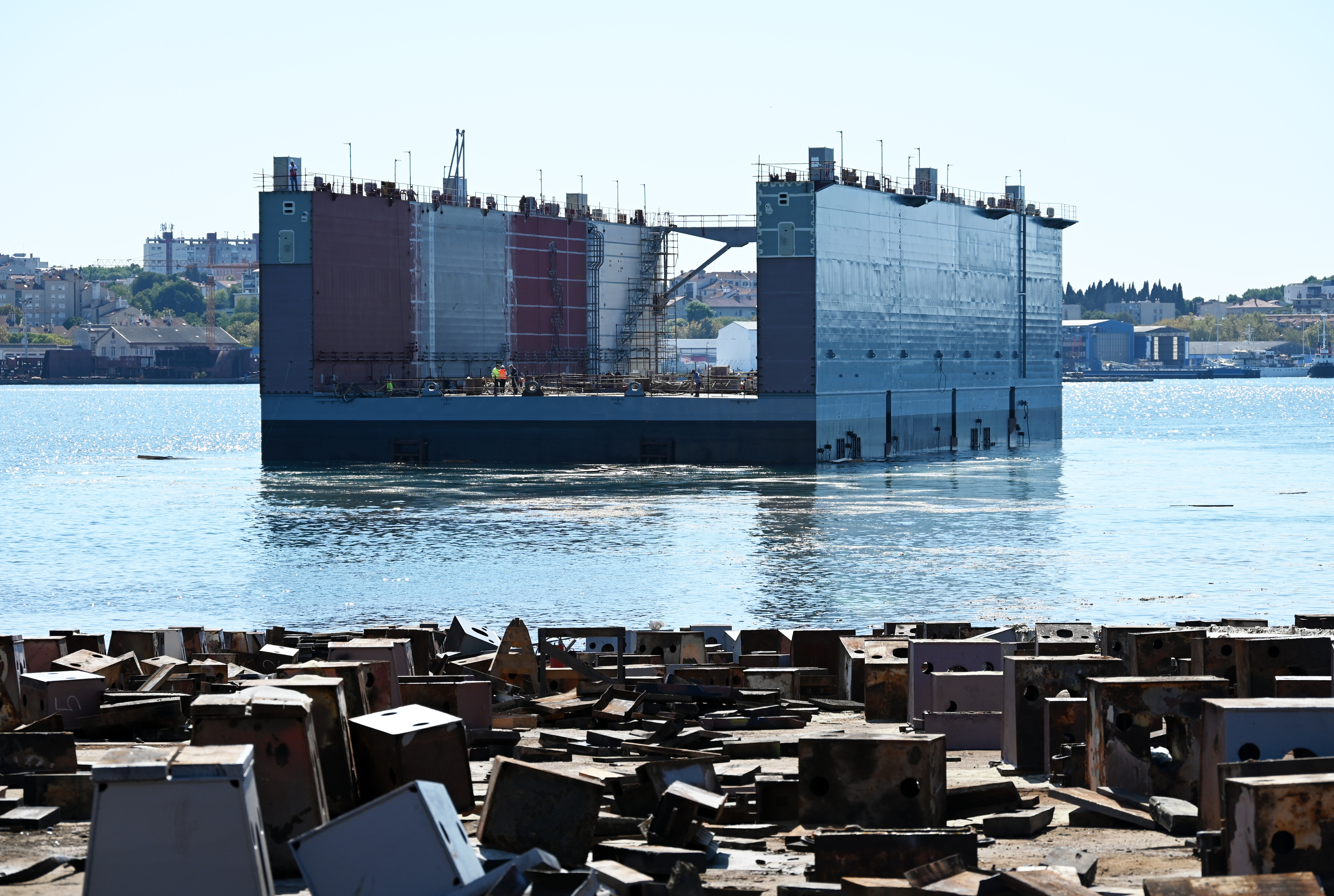 Pula: Porinu?e plutaju?eg doka u Uljaniku