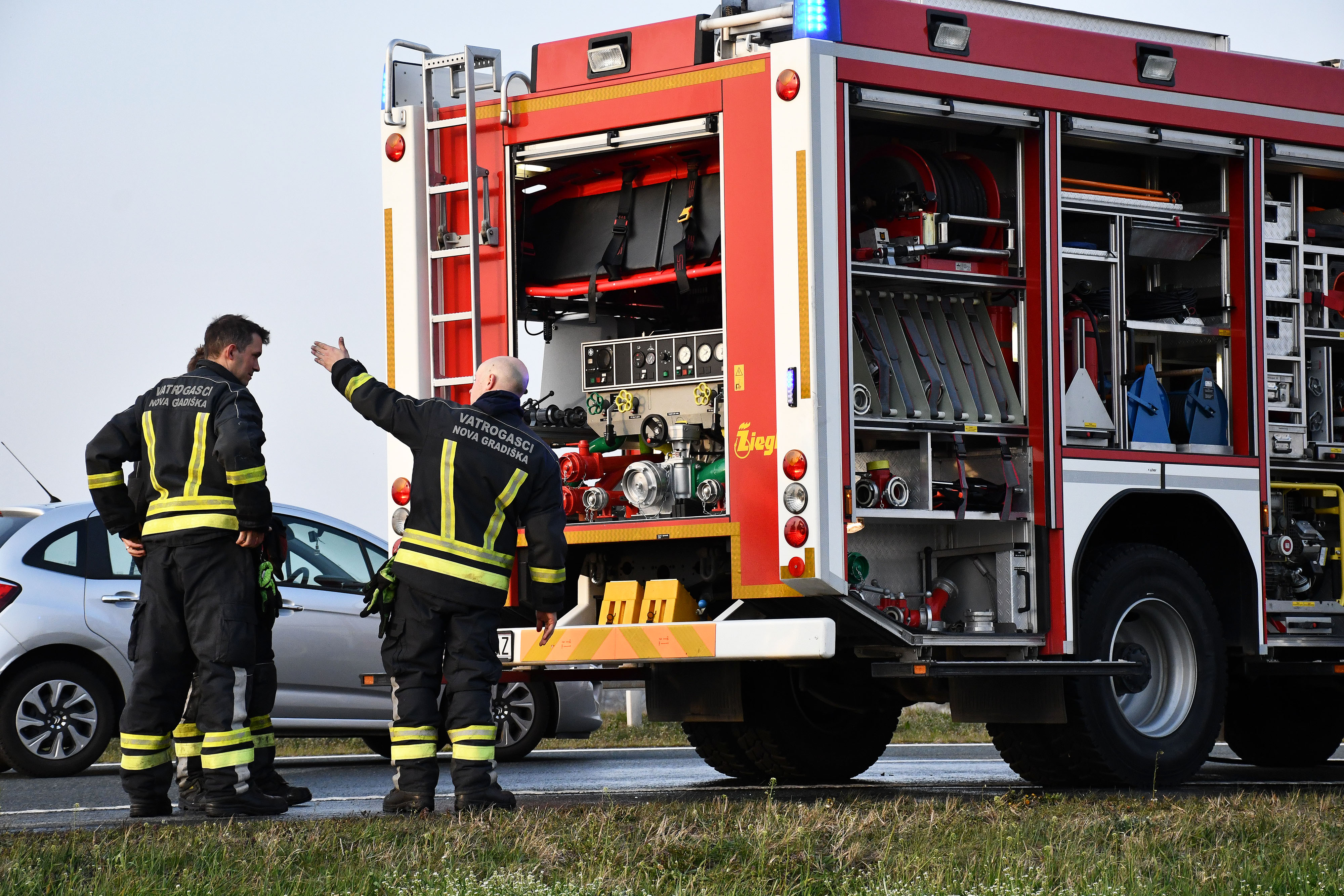 Teretni kamion u potpunosti izgorio na autocesti A3 kod Nove Gradiške