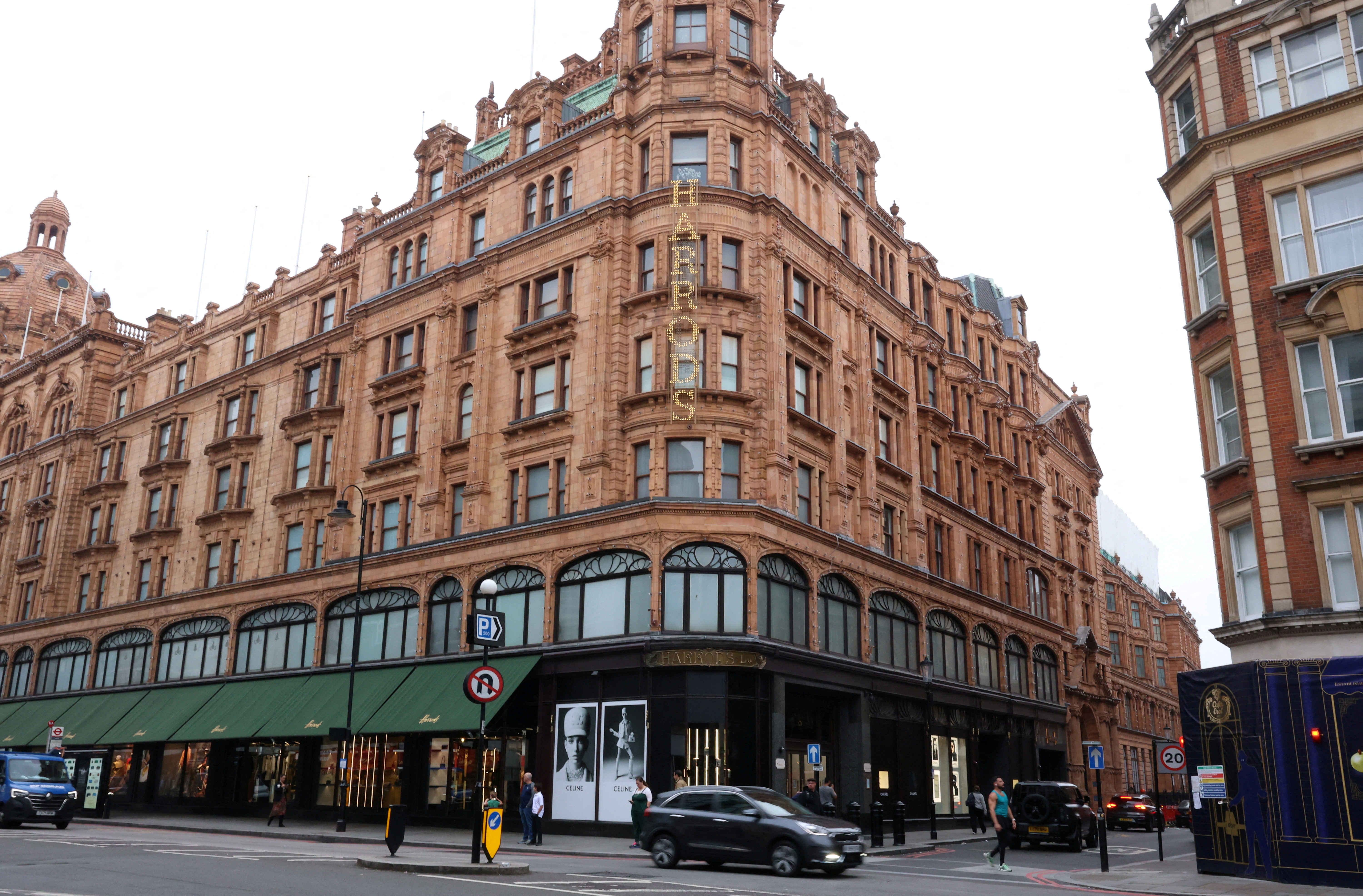 FILE PHOTO: A view of the Harrods department store, in London