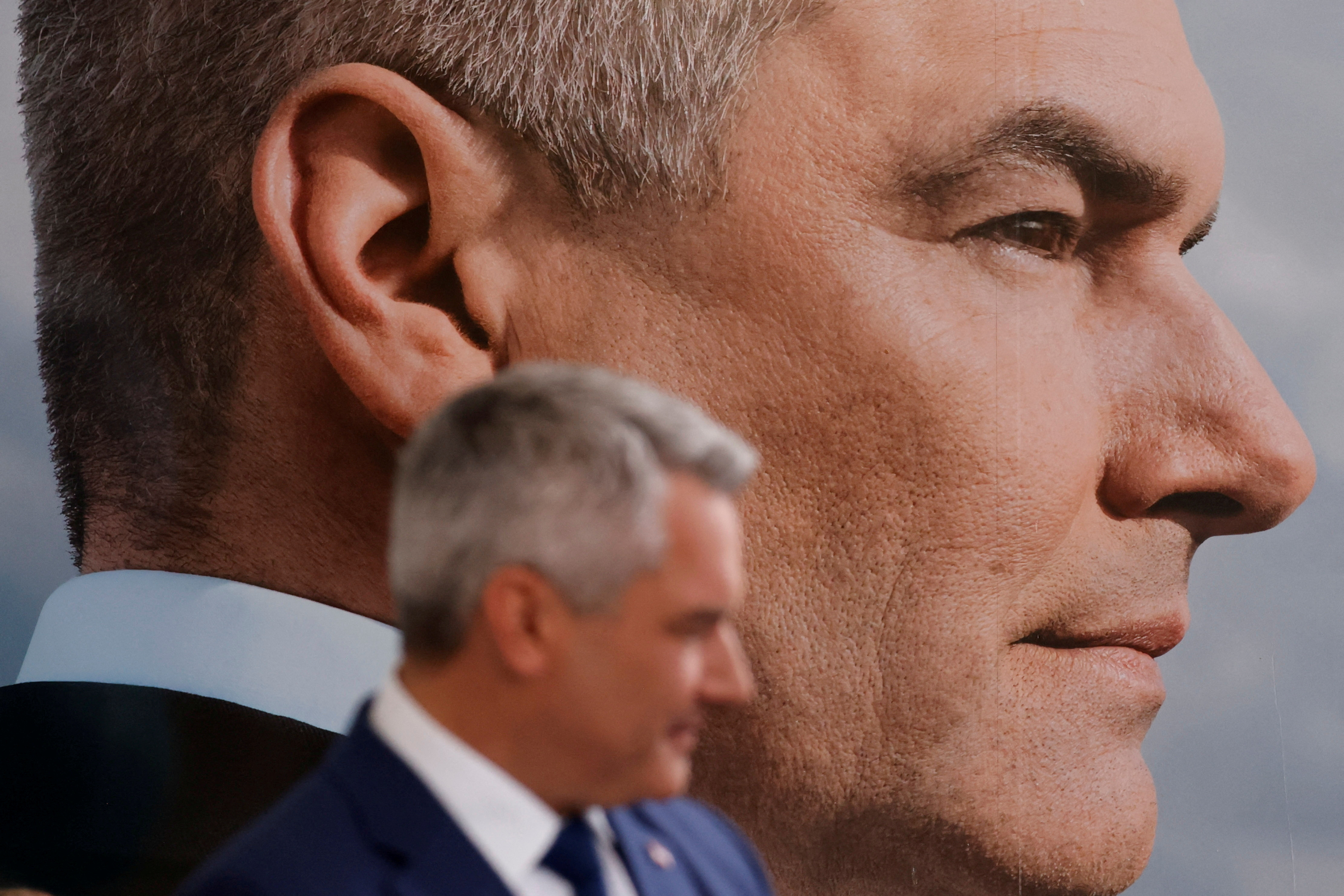 FILE PHOTO: Austria’s Peoples Party (OEVP) holds the final rally ahead of Sunday’s general election