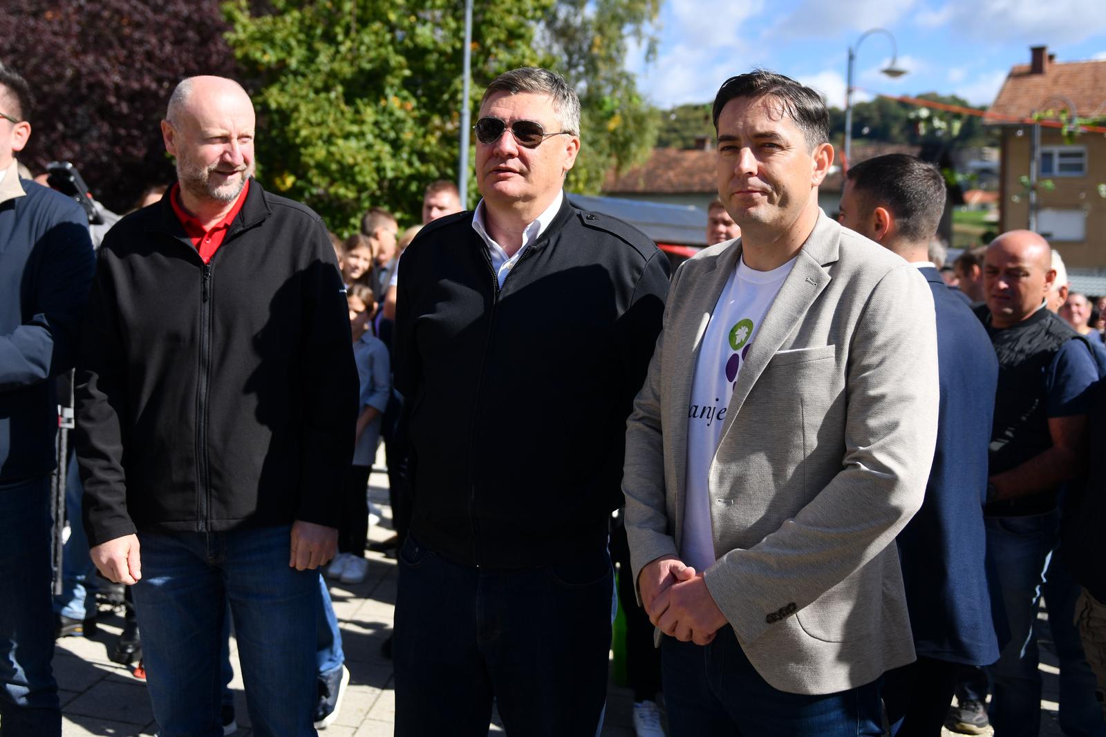 Pregrada: Predsjednik Milanović na završnoj svečanosti manifestacije 54. „Branje grojzdja“