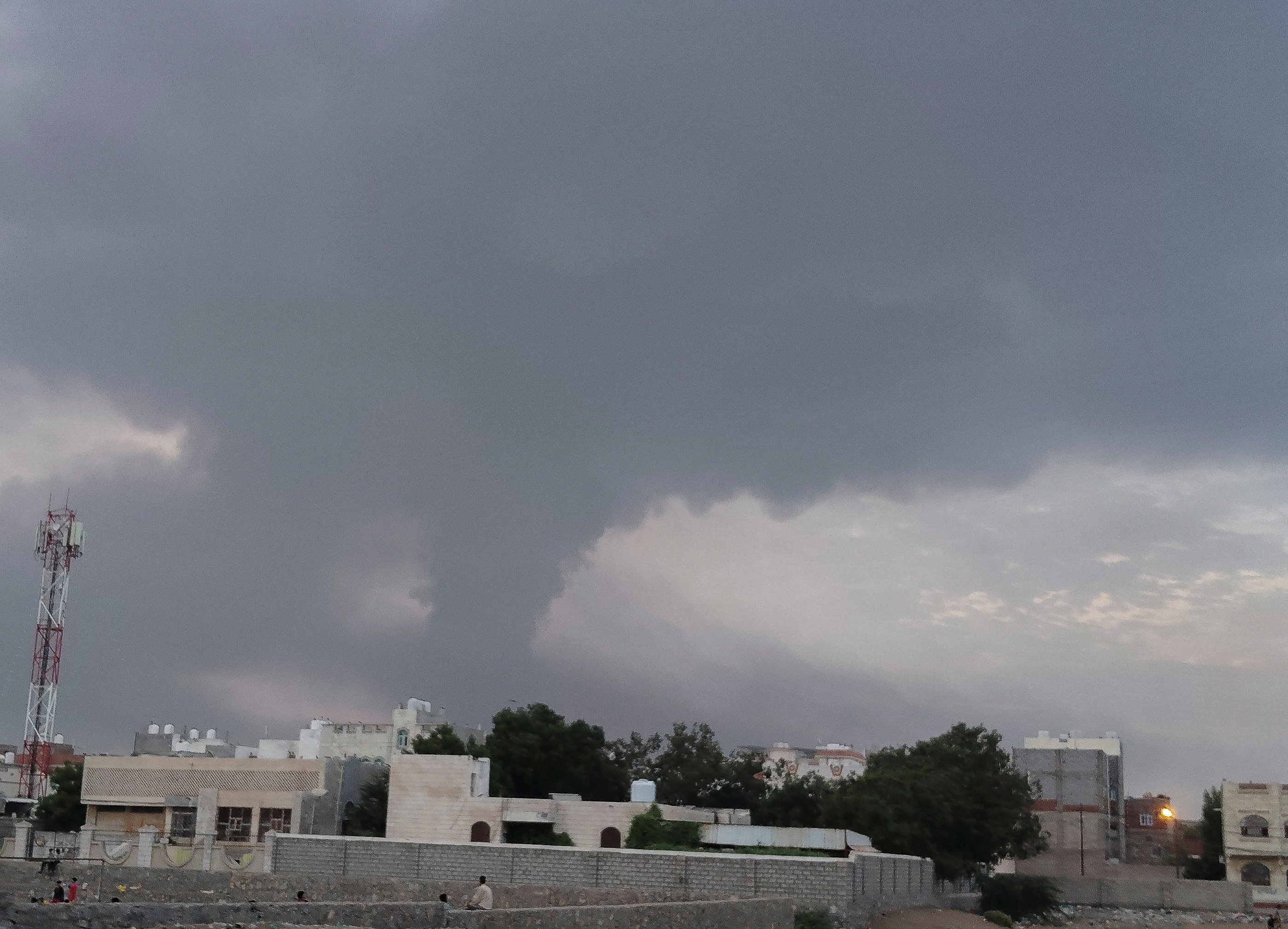 Smoke rises from the site of Israeli air strikes in the Red Sea port city of Hodeidah