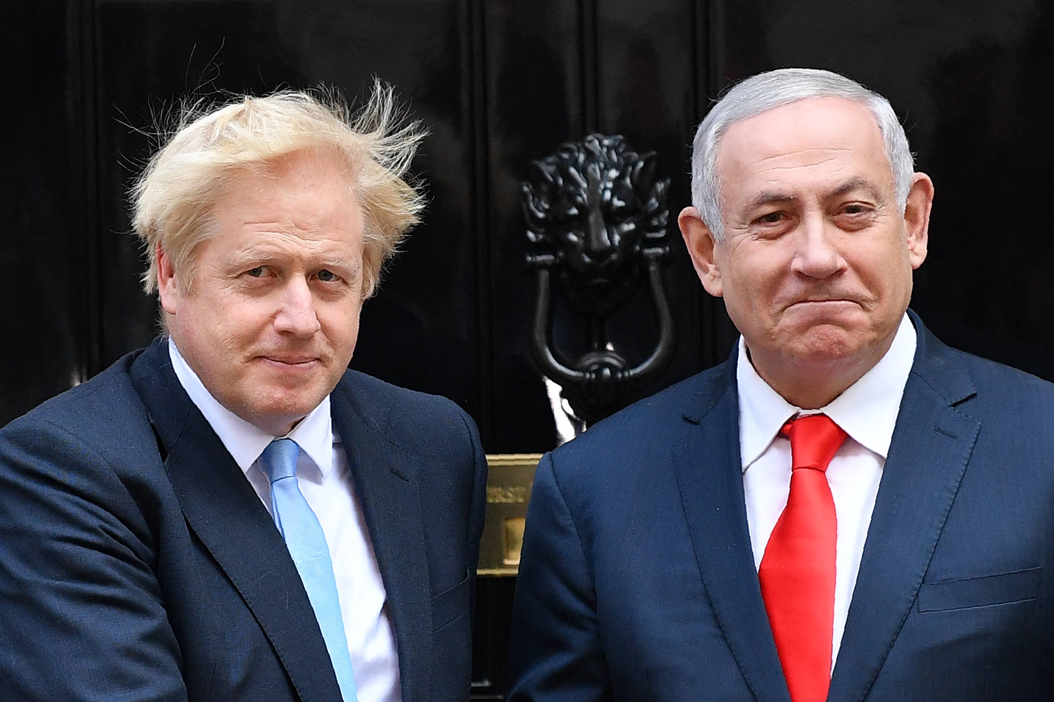Boris Johnson, Benjamin Netanyahu