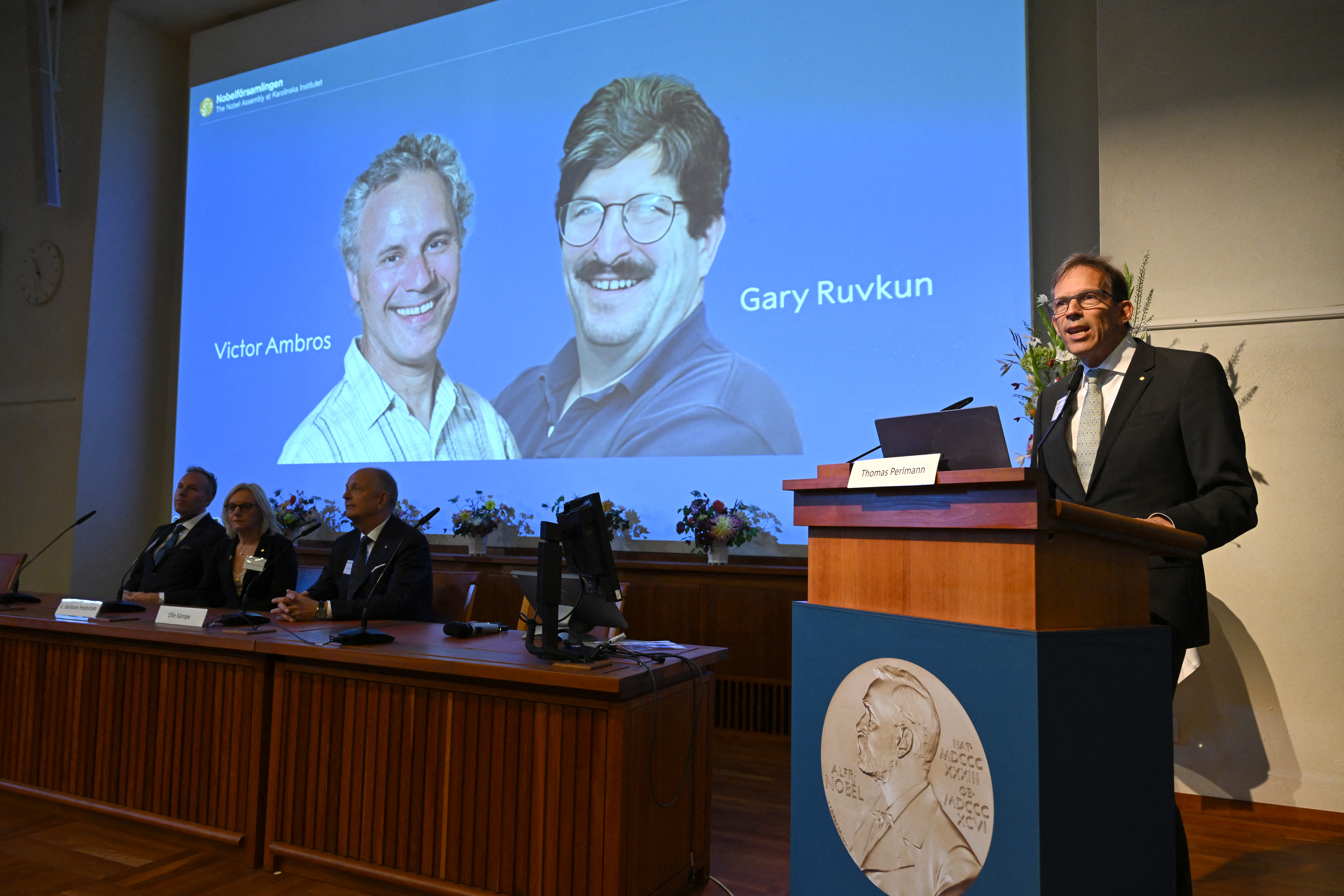 Physiology or medicine Nobel Prize announcement