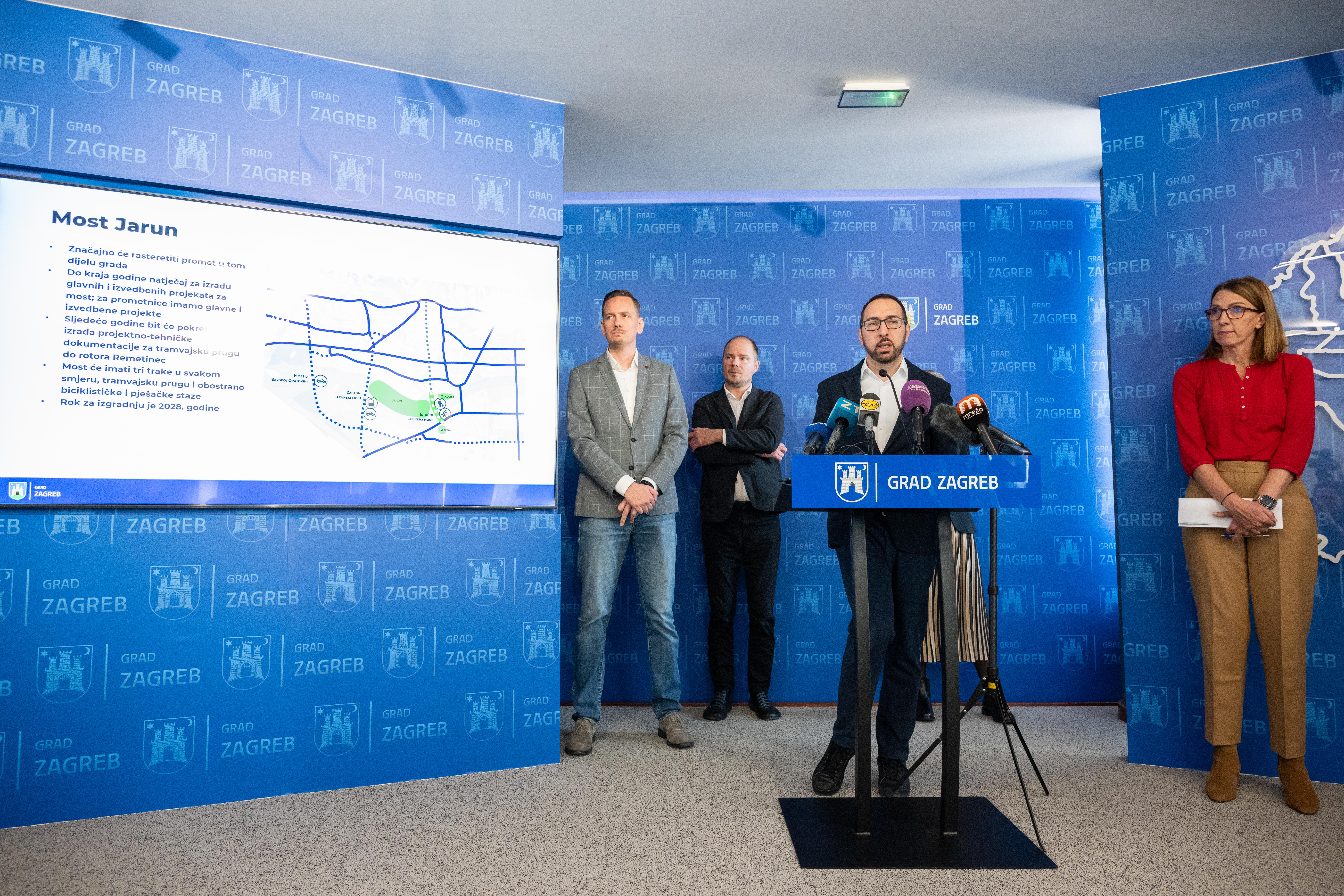 Zagreb: Konferencija za medije Tomislava Tomaševića o velikim projektima cestovne infrastrukture