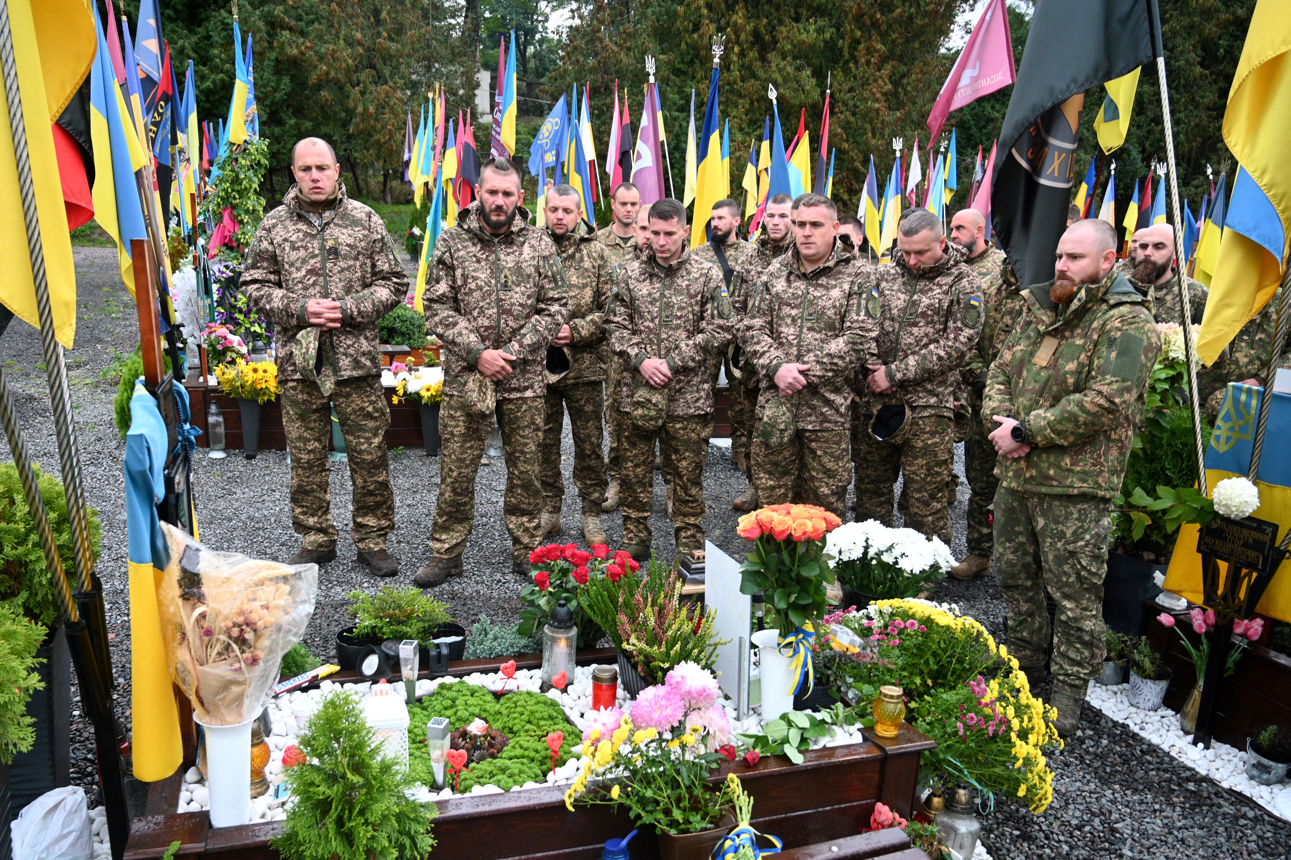 ukrajinski vojnici, sprovod