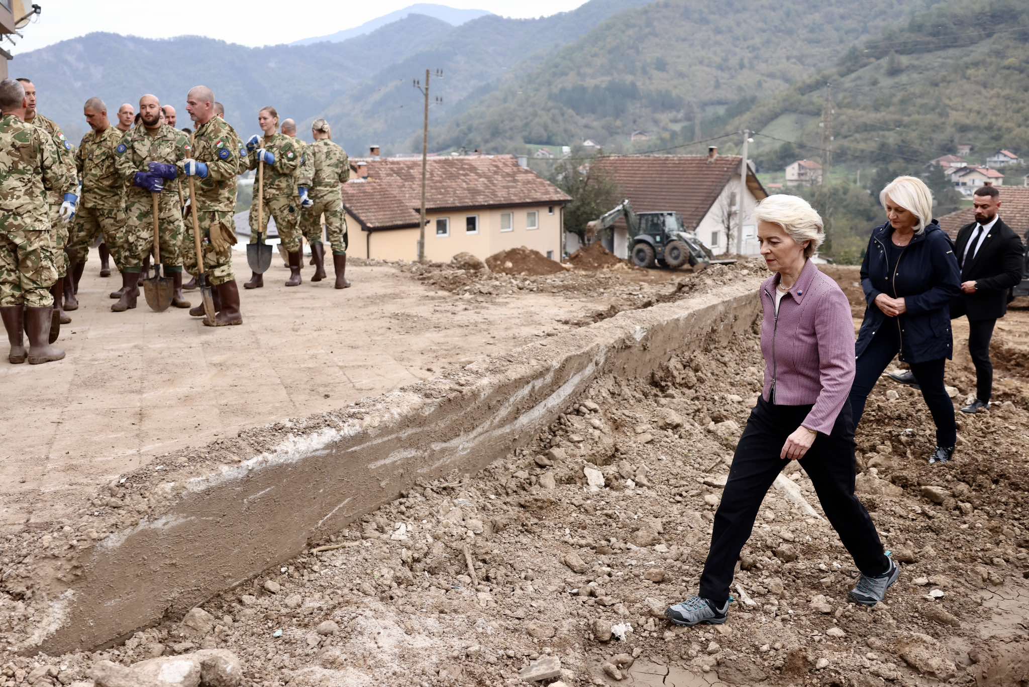 Ursula von der Leyen u posjeti Jablanici