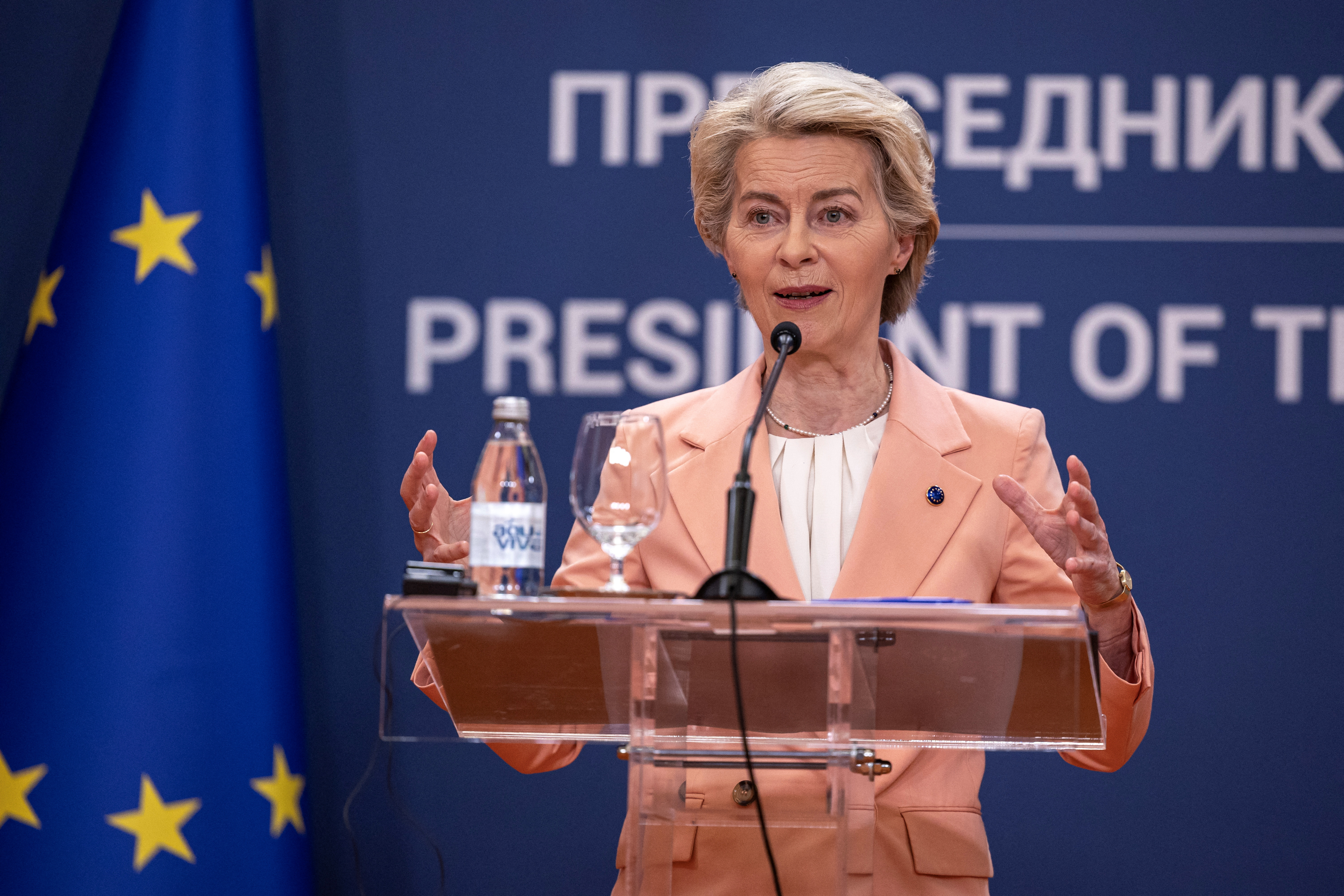European Commission President Ursula von der Leyen visits Serbia