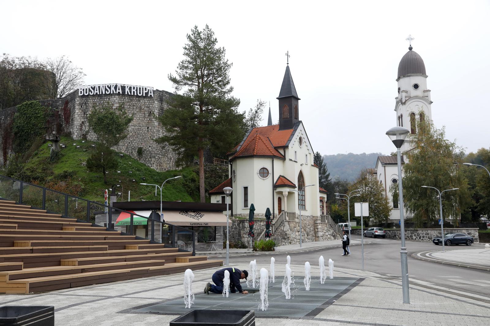 Policijska postaja u Bosanskoj Krupi gdje je jedan policajac ubijen, drugi teško ranjen