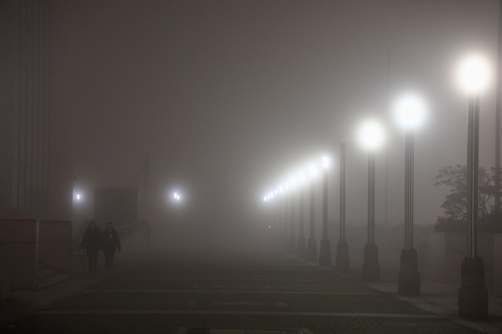 Gusta magla u Zagrebu