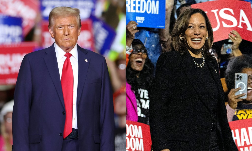 COMBO-US-VOTE-POLITICS-TRUMP-HARRIS
