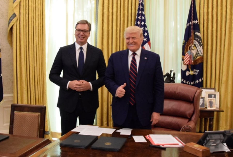 Aleksandar Vučić, Donald Trump