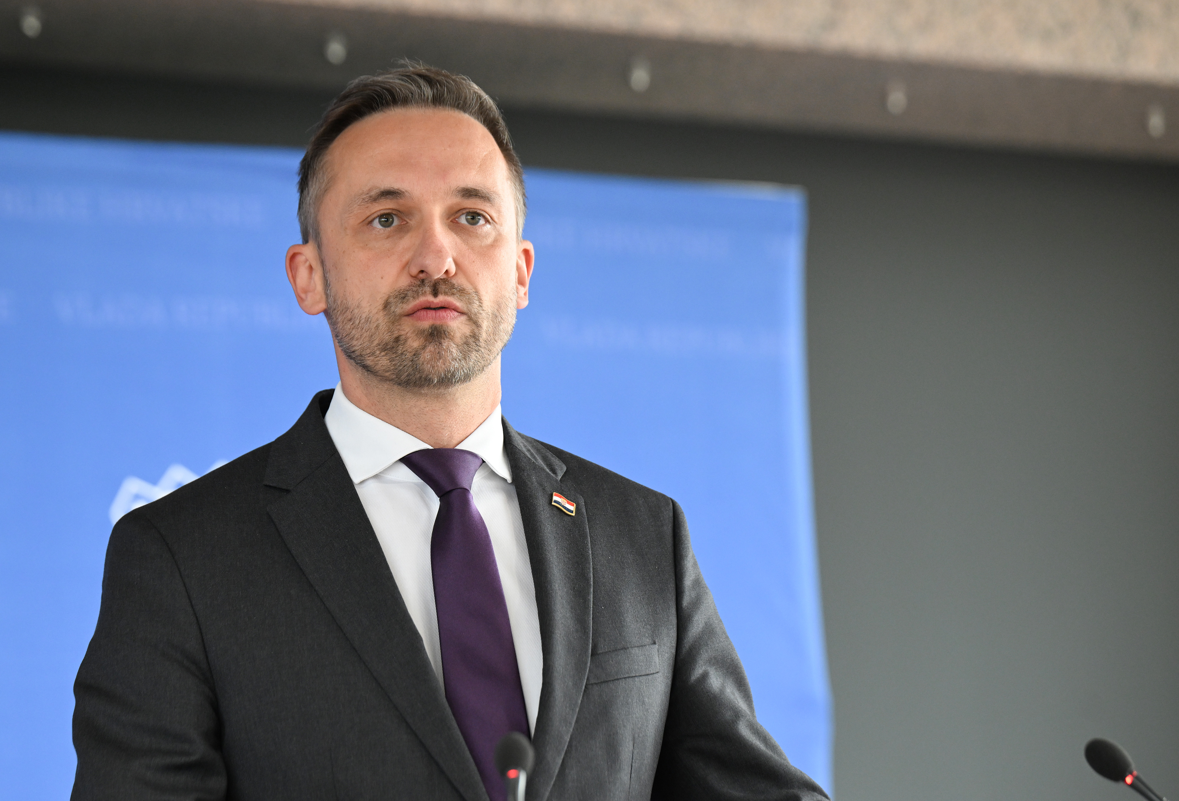 Zagreb: Nakon sjednice Vlade ministar Marin Piletić dao je izjavu za medije