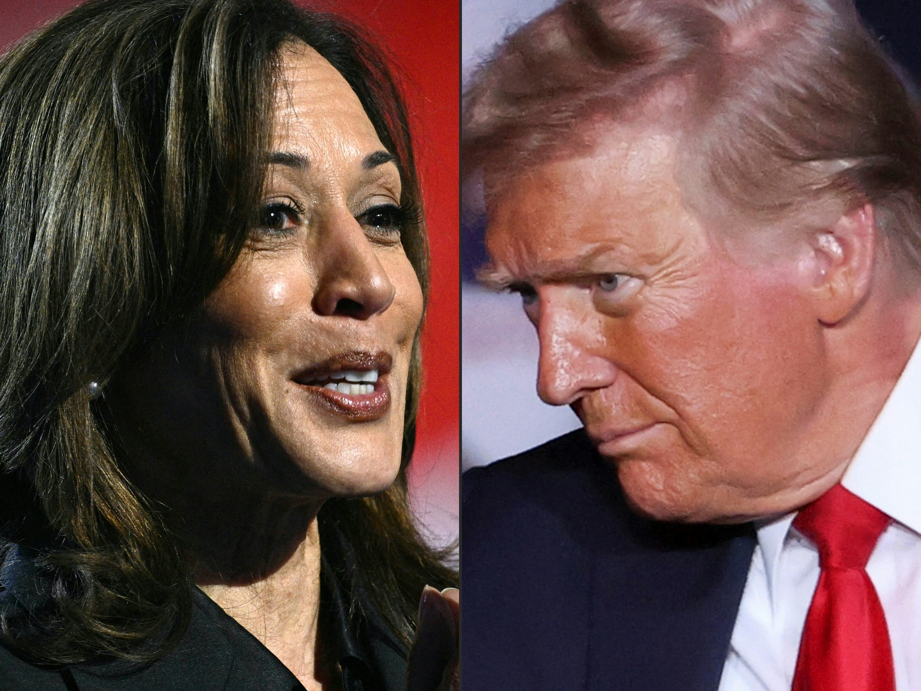 Donald Trump, Kamala Harris