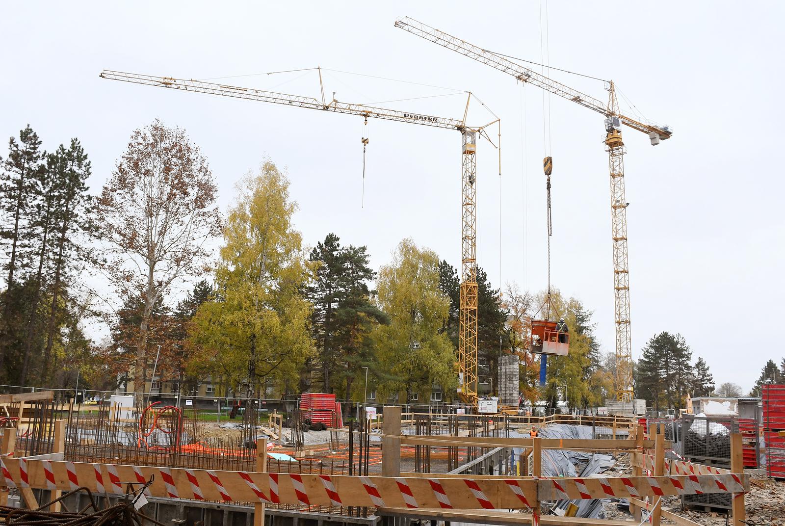 Sisak: Gradilište stambene zgrade u Ulici Hrvatskog narodnog preporoda