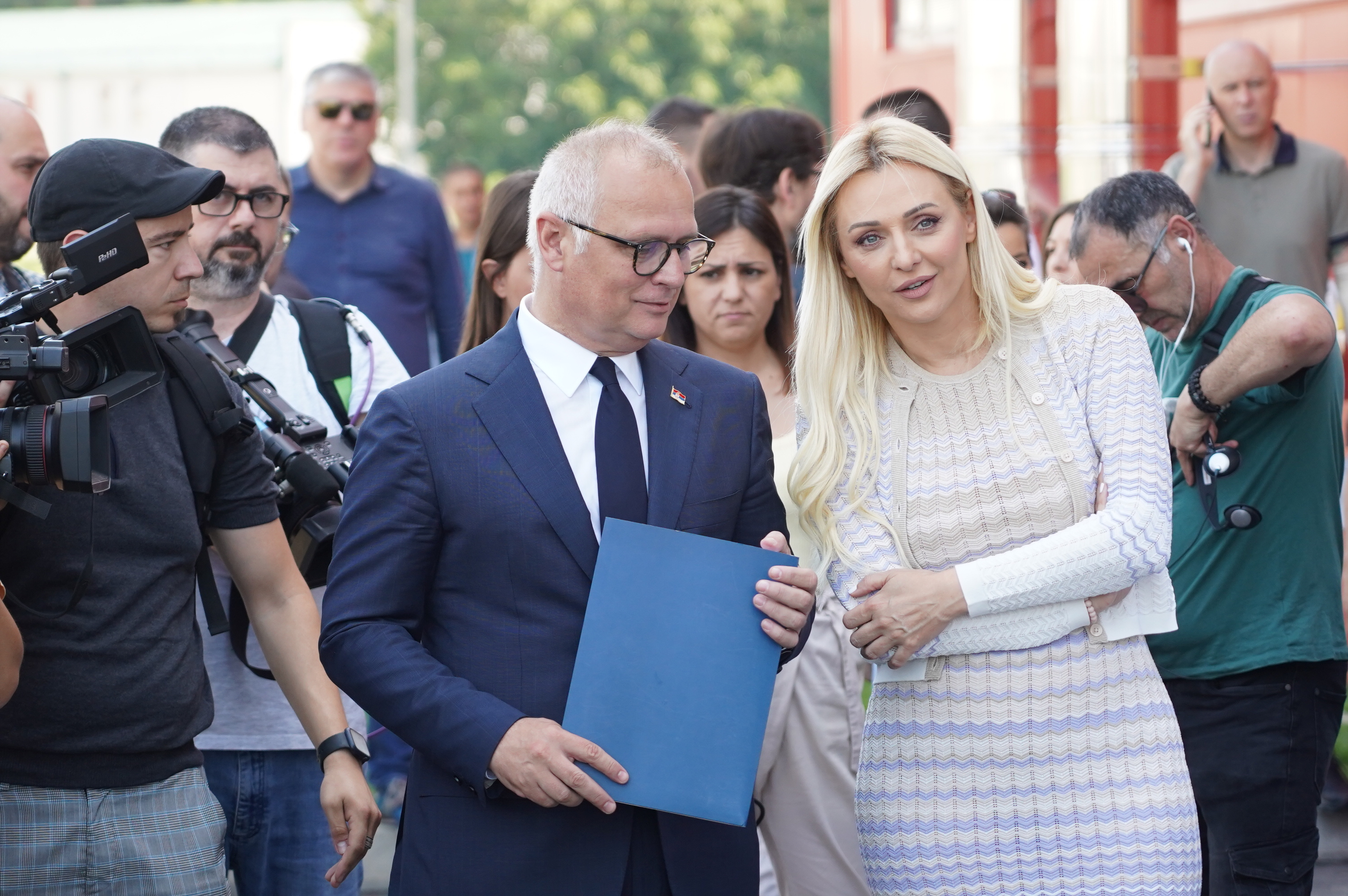 Beograd: U Tehničko-putničkoj stanici Zemun predstavljen novi kineski brzi vlak