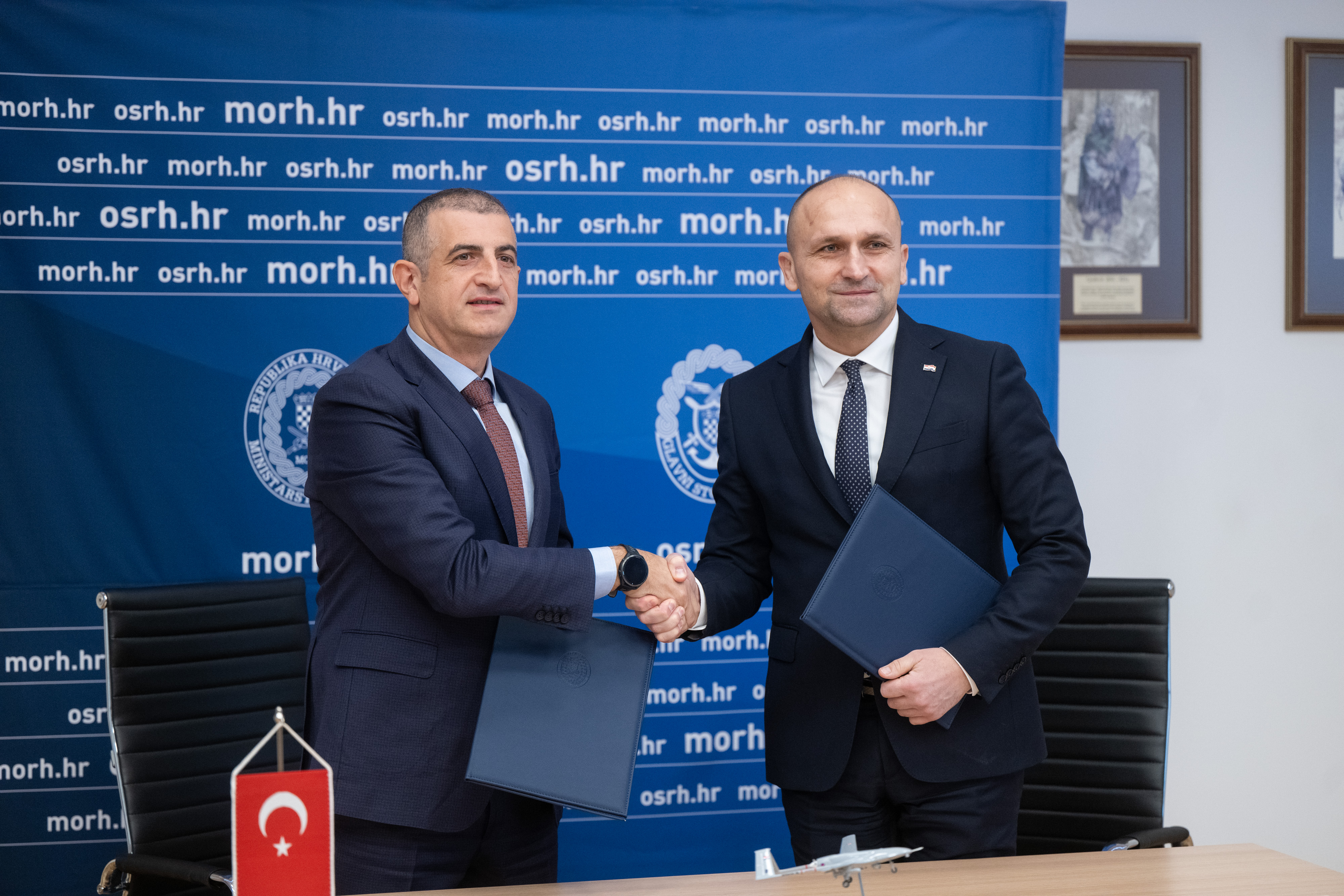 Zagreb: Potpisivanje ugovora o nabavi besposadnog zrakoplovnog sustava Bayraktar, ivan anušić