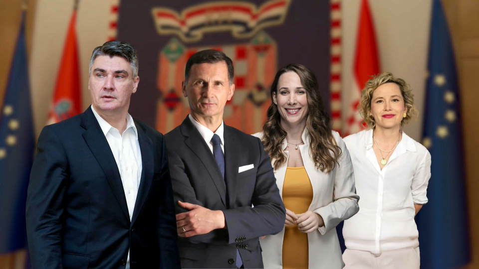 predsjednički kandidati, ivana kekin, zoran milanović, dragan primorac, marija selak raspudić