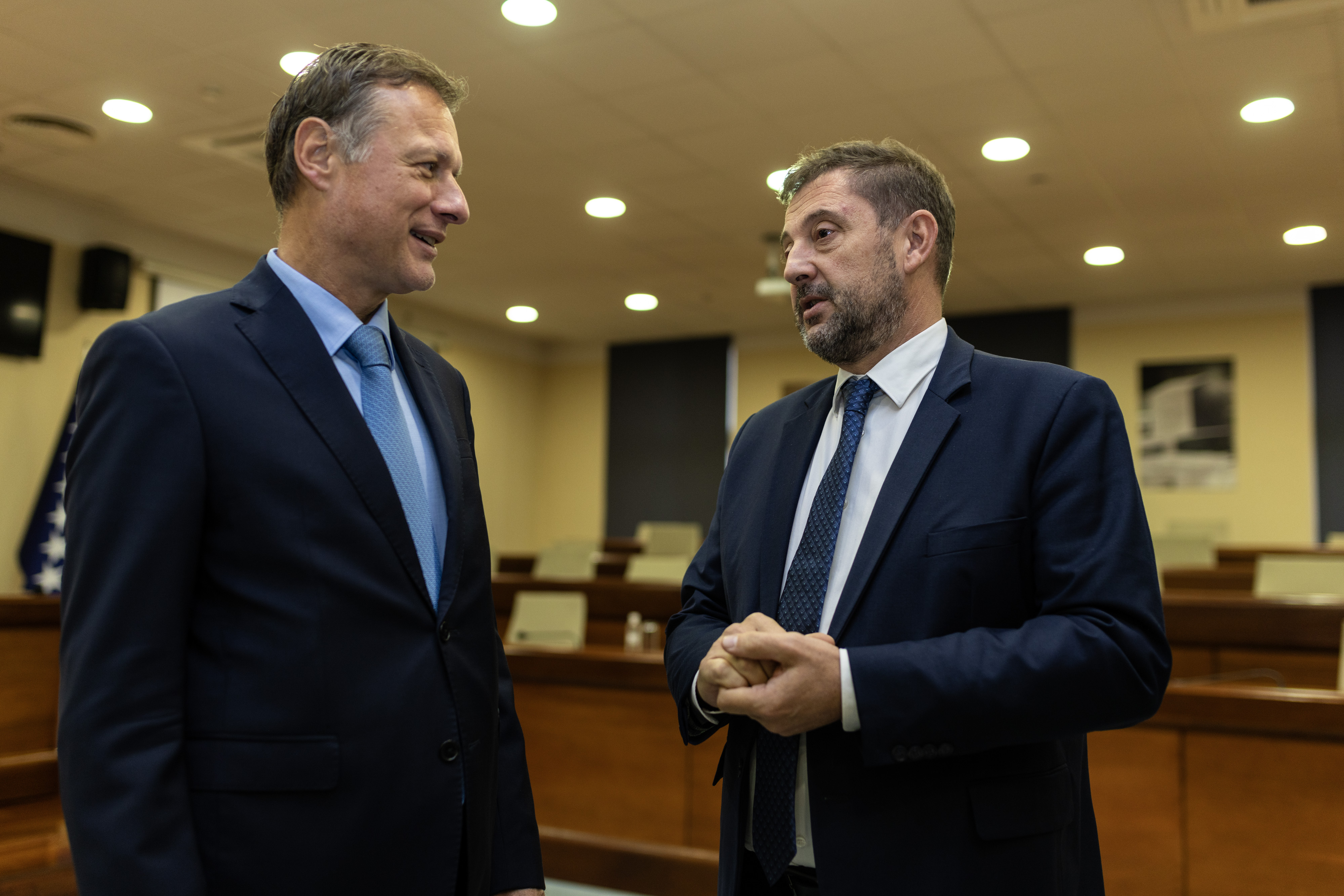 Mostar: Gordan Jandroković sastao se s gradonačelnikom Mostara Mariom Kordićem