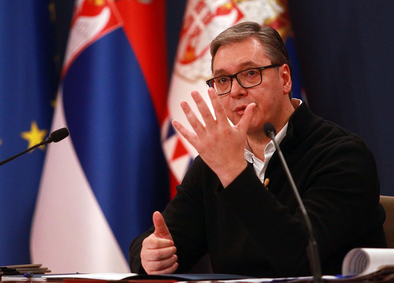 Beograd: Predsjednik Republike Srbije Aleksandar Vučić obratio se građanima