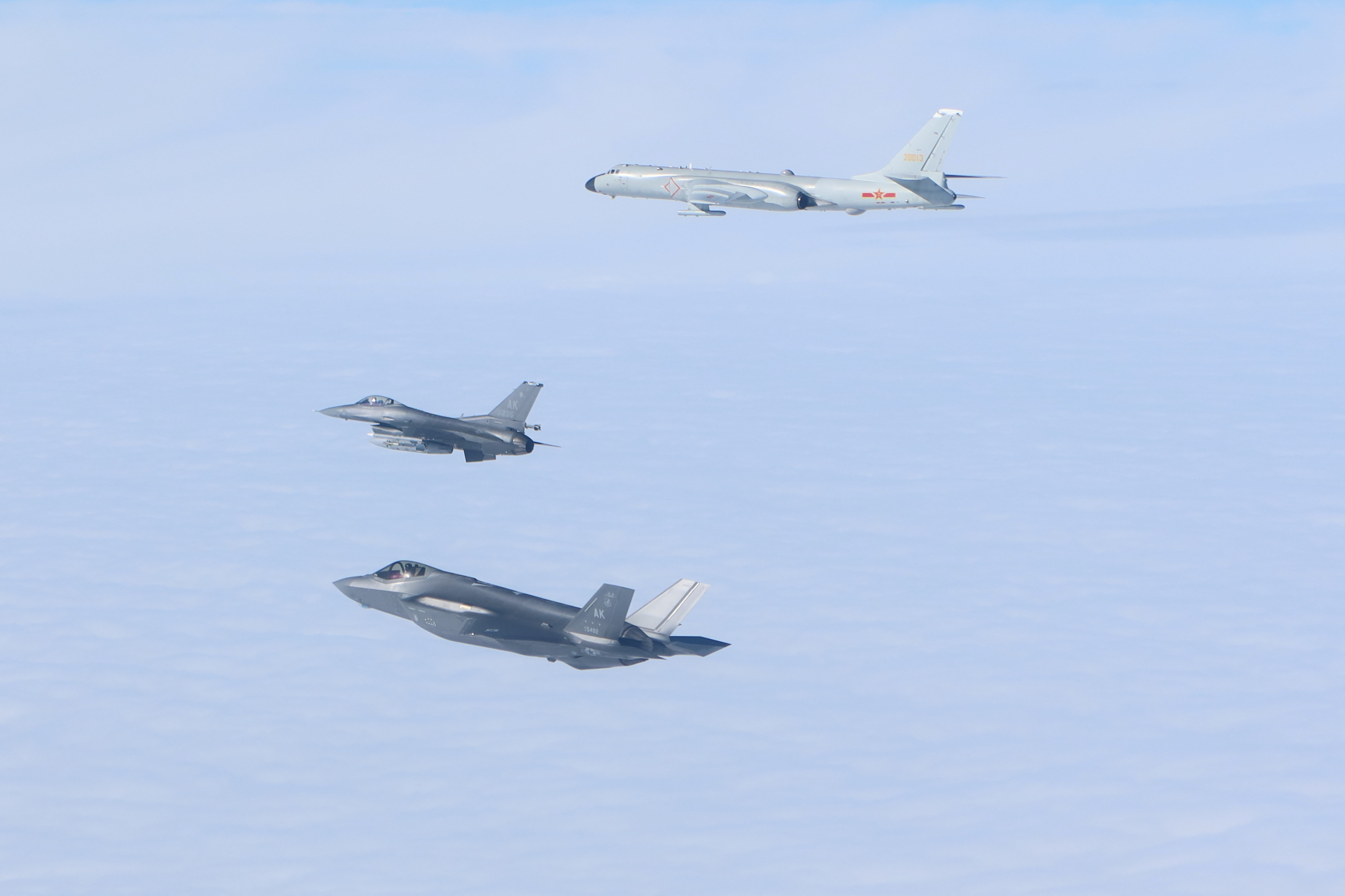 NORAD detects, tracks and intercepts Russian and PRC aircraft operating in the Alaska ADIZ