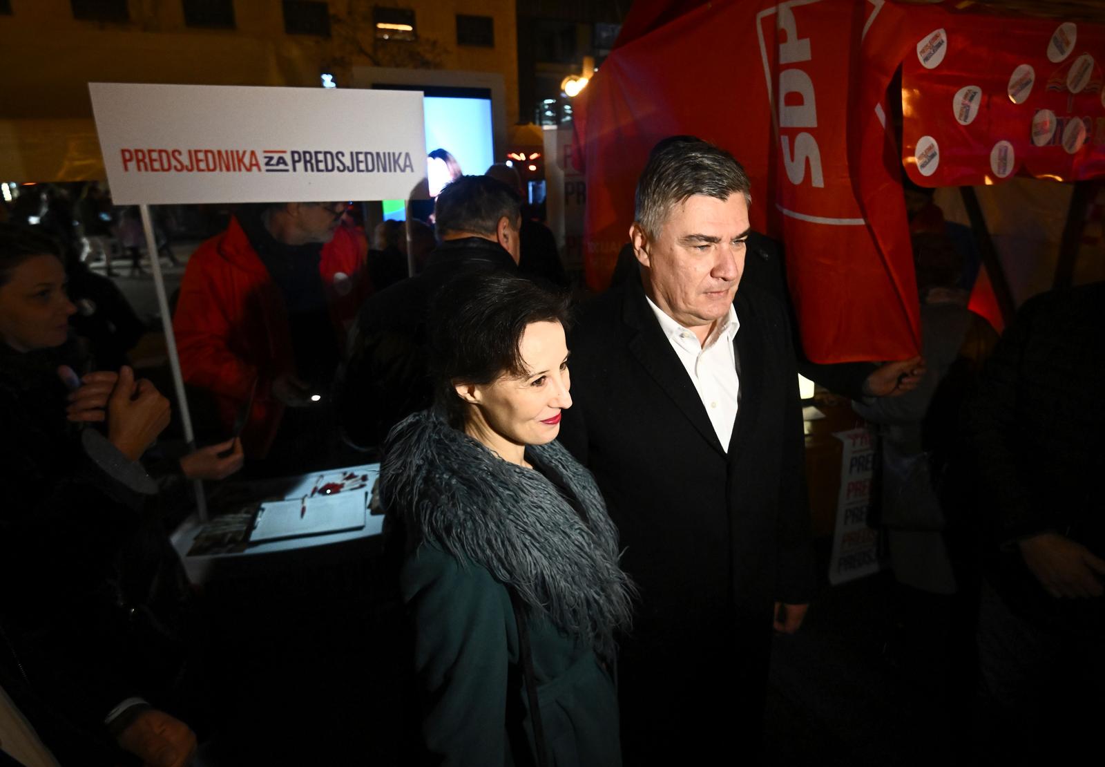 Zagreb: Zoran Milanović prikupljao potpise za predsjedničku kanidaturu