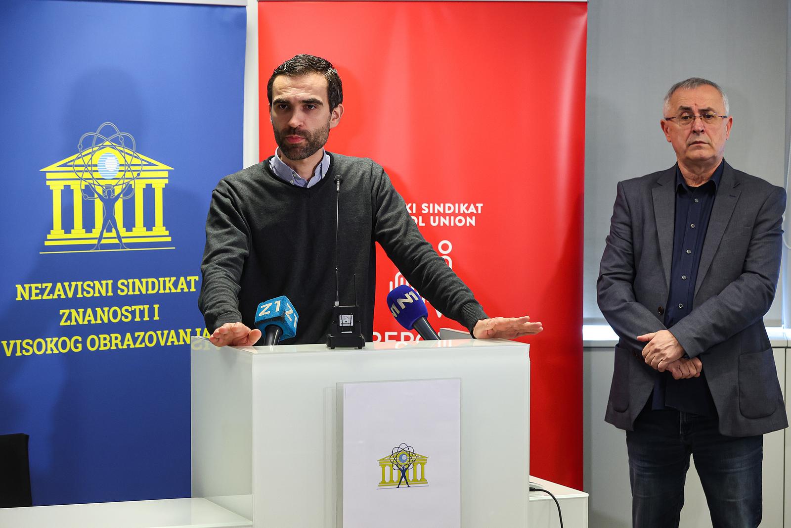 Zagreb: Sindikati u obrazovanju najavili prosvjed protiv loših koeficijenata i ocjenjivanja