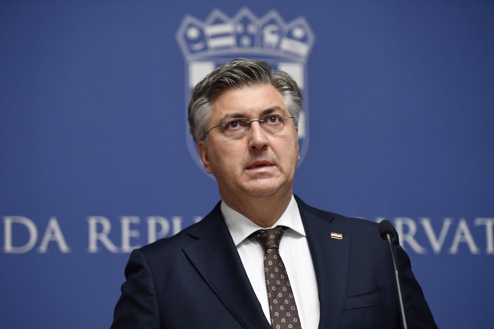 Zagreb: Konferencija za medije Andreja Plenkovića na temu kreditnog rejtinga