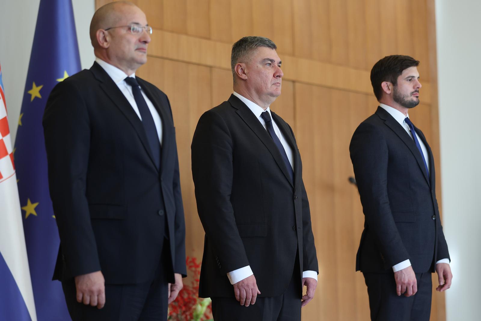 Zagreb: Svečana prisega novoizabranih ustavnih sudaca u Uredu predsjednika