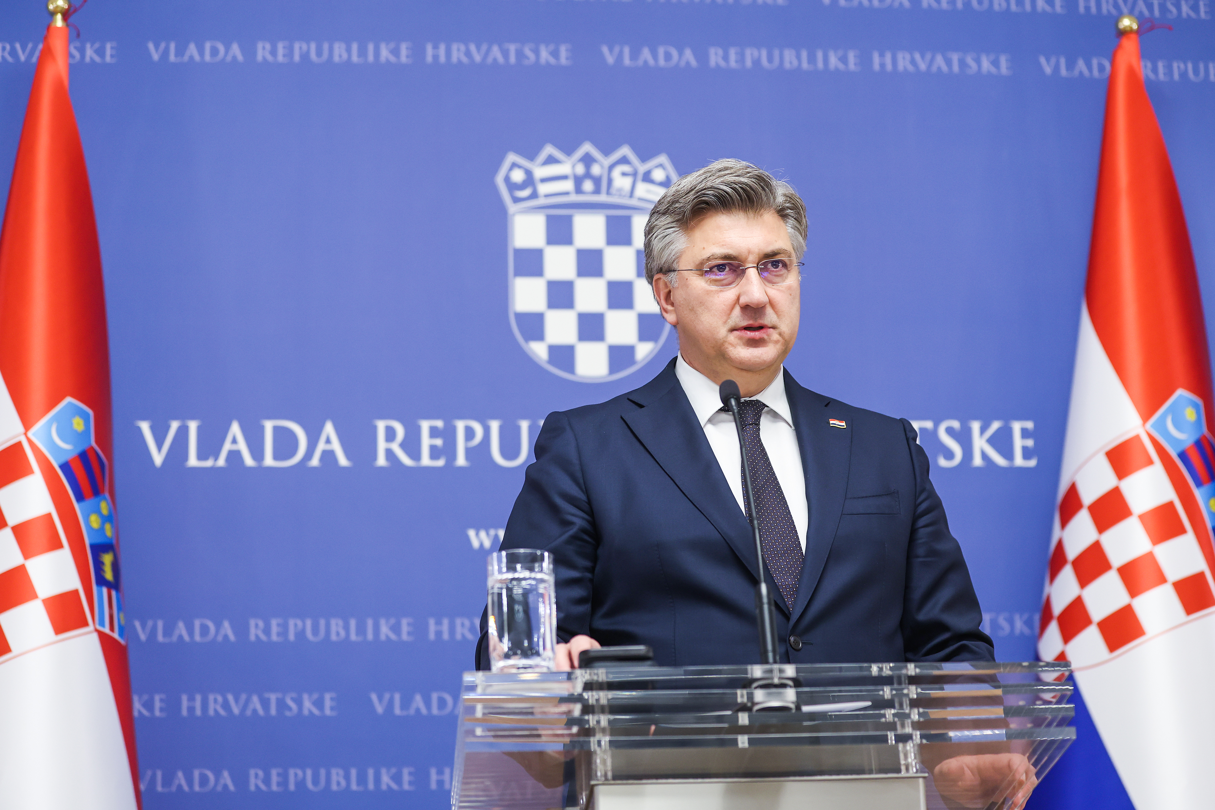 Zagreb: Andrej Plenković dao je izjavu nakon sastanka parlamentarne većine