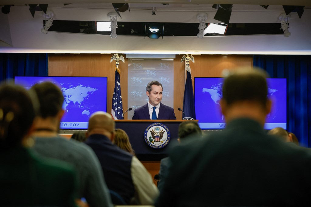 State Department Spokesperson Matthew Miller Holds Press Briefing At The State Department