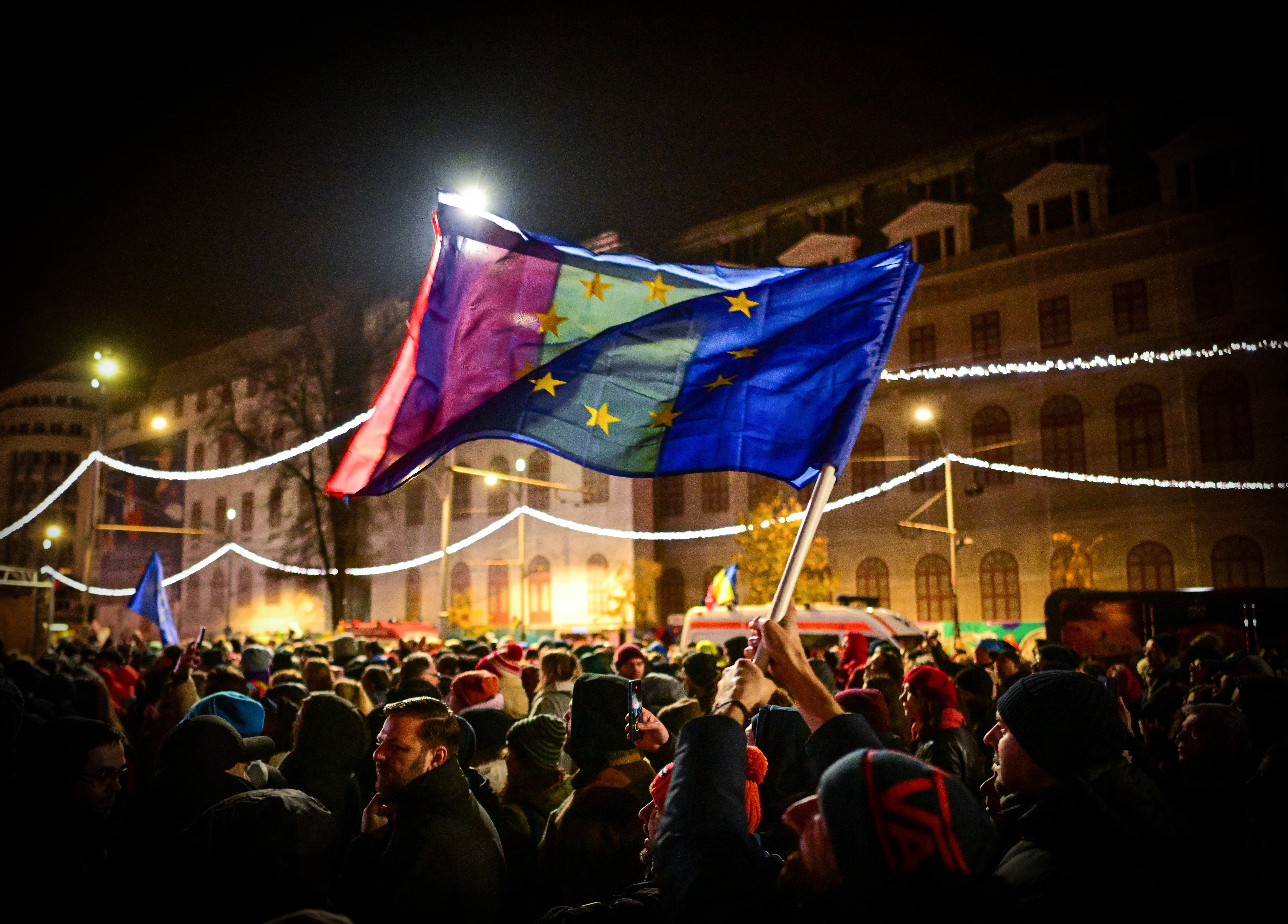ROMANIA-POLITICS-ELECTION-DEMO